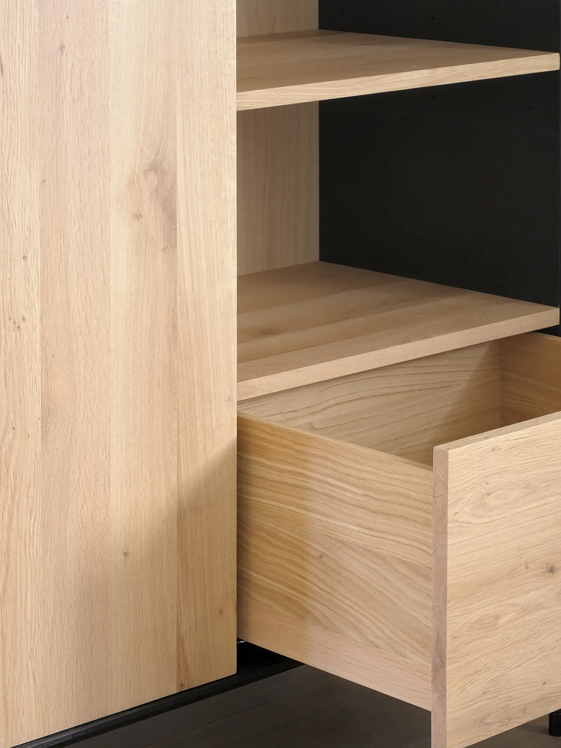 BENSIMON Rangement<Armoire bird 1 porte 1 tiroir chene massif - ethnicraft #ffffff