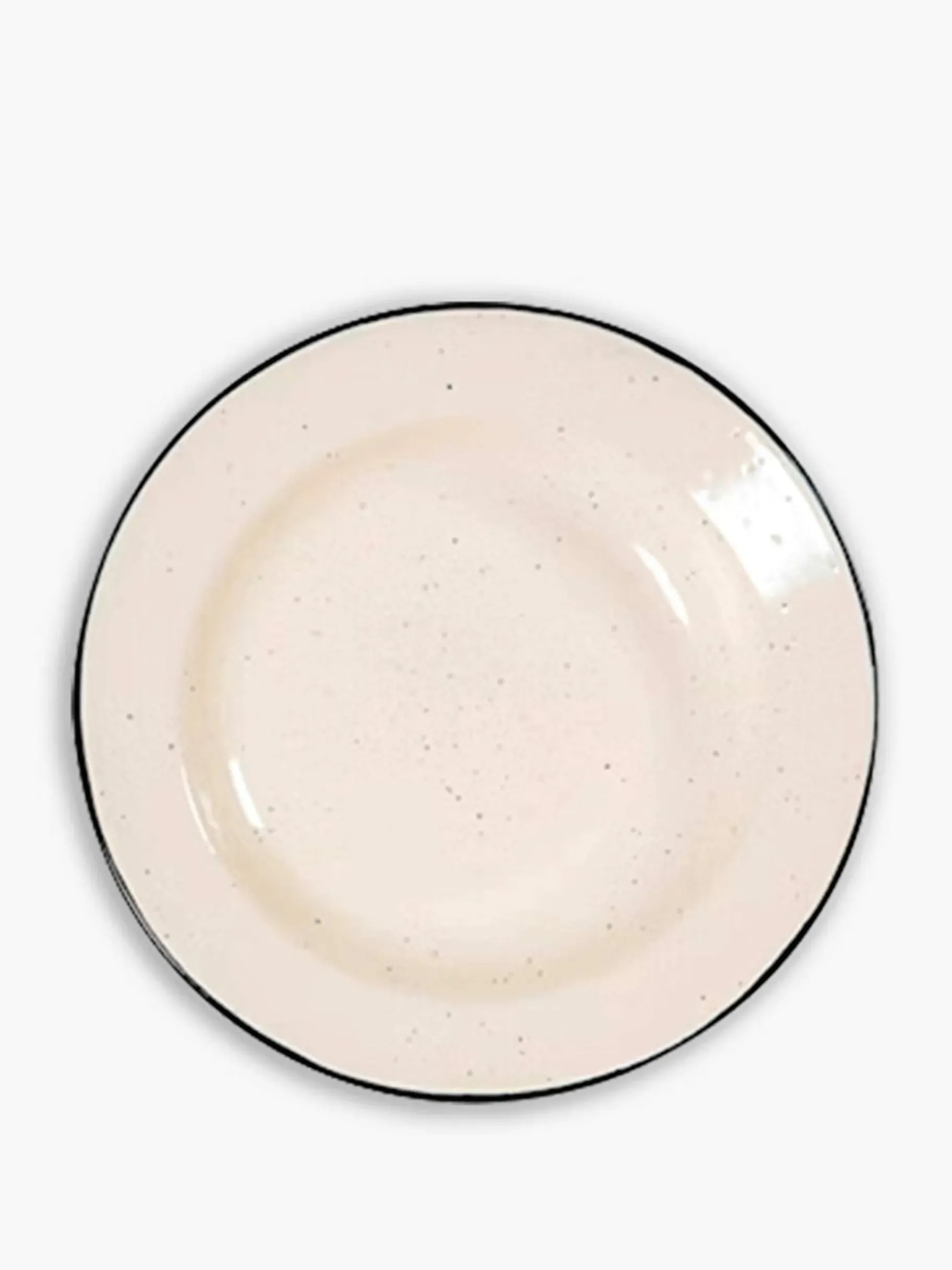BENSIMON Assiettes<Assiette a dessert metal emaille d2... ECRU