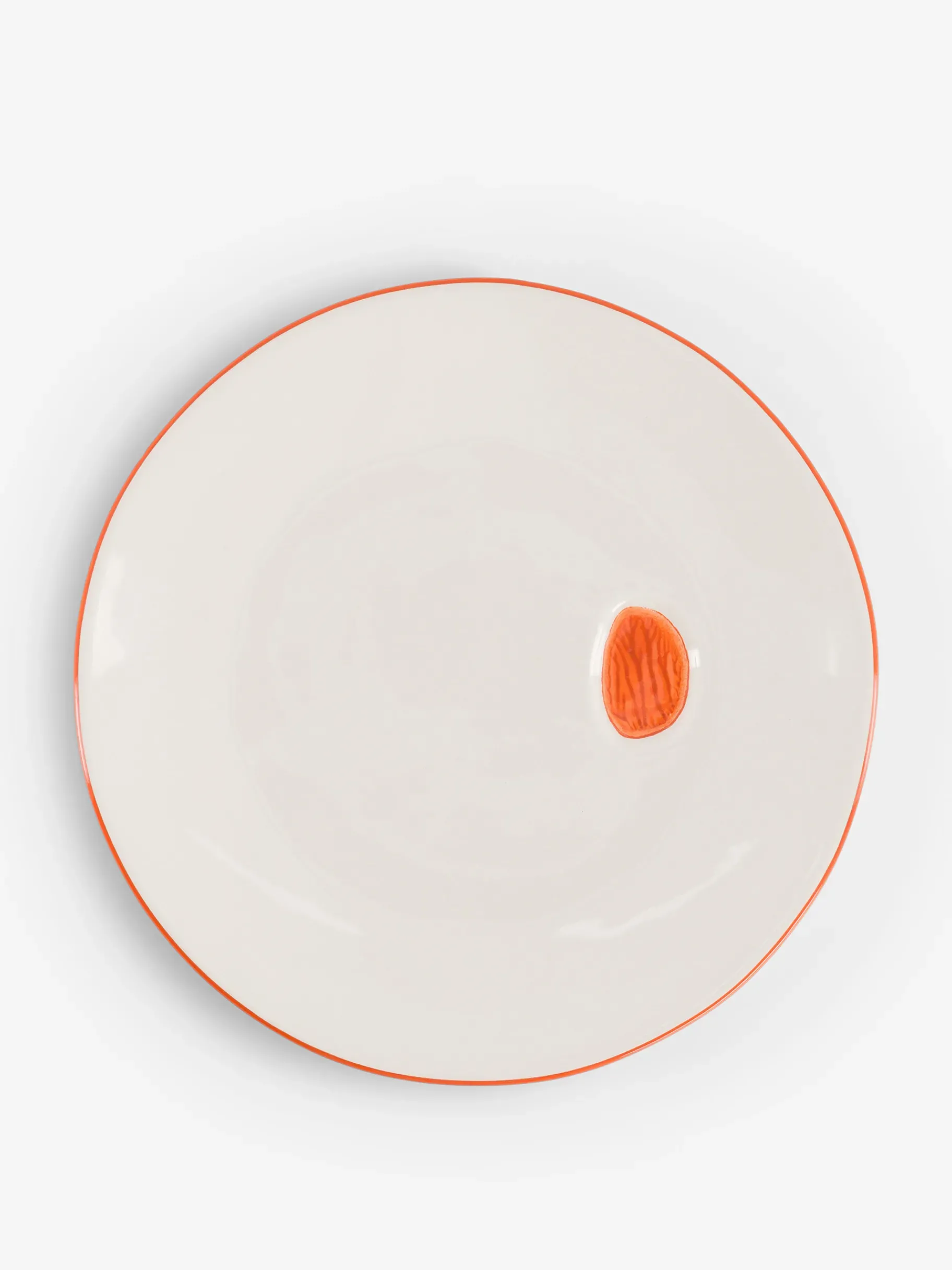 BENSIMON Assiettes<Assiettte s stamp d21 BURNT ORANGE