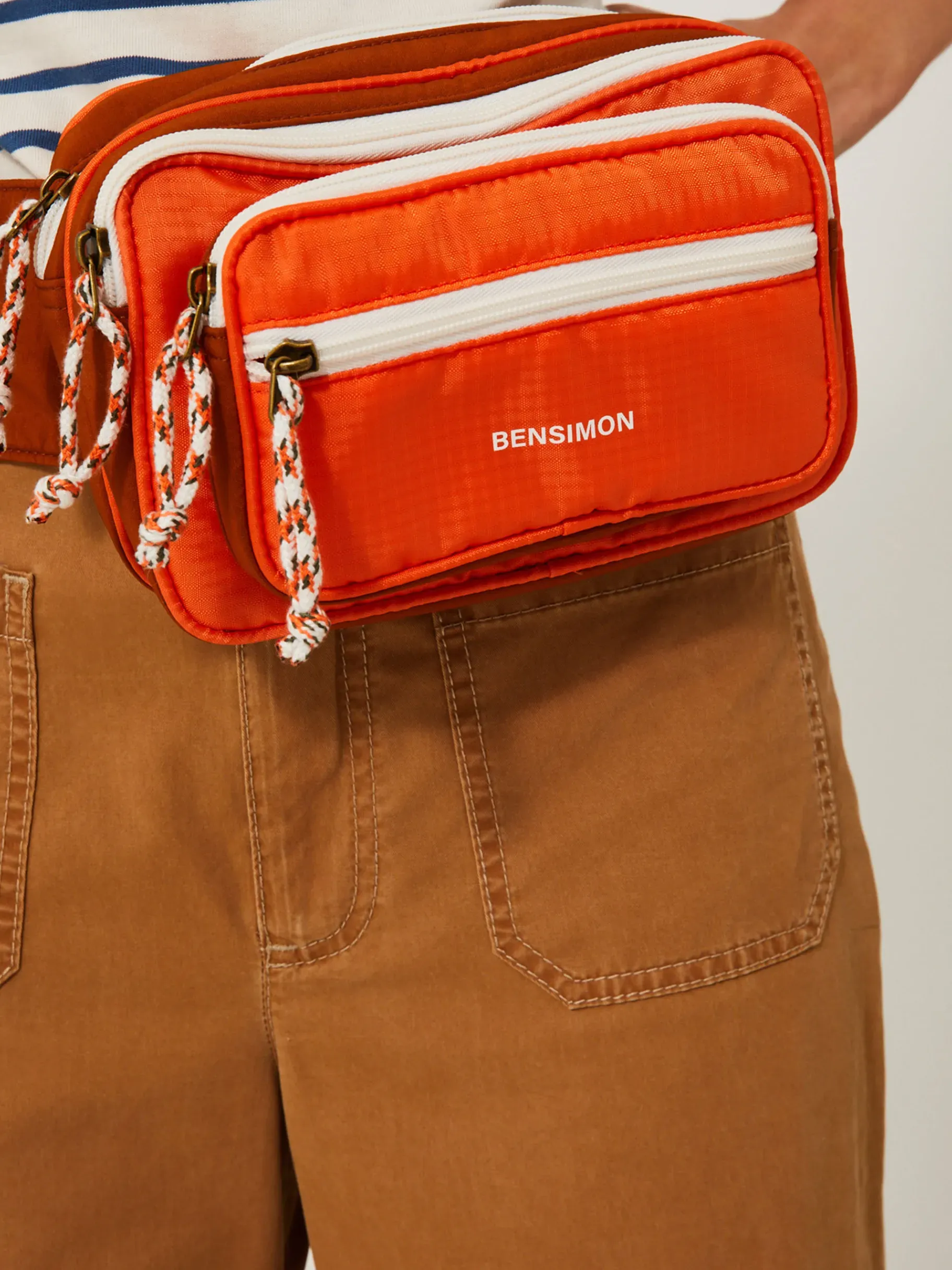 BENSIMON Sacs Porté Épaule<Banana bag ORANGE