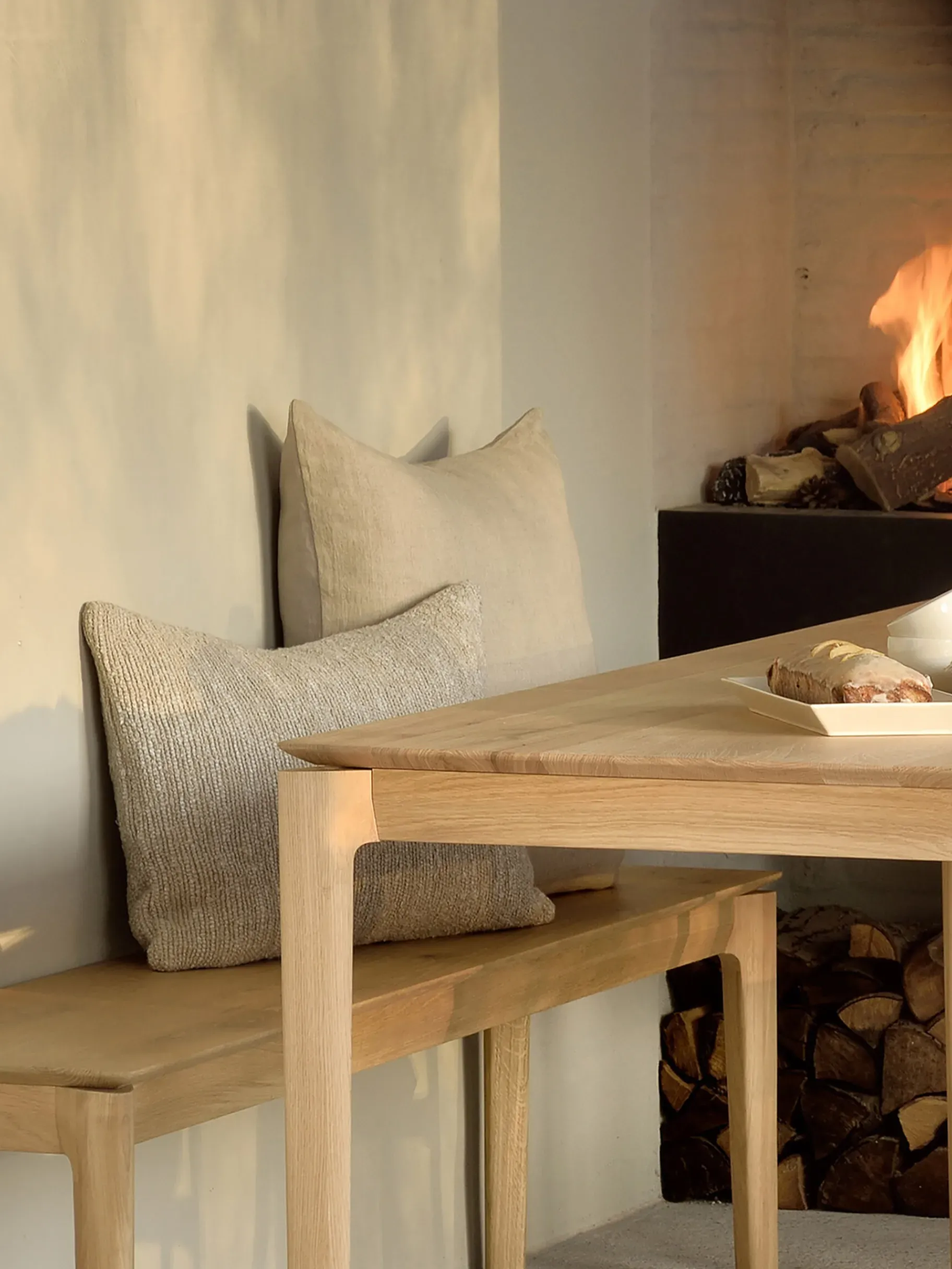 BENSIMON Chaises, Bancs & Tabourets<Banc bok alain van havre chene massif 186cm - ethnicraft #ffffff