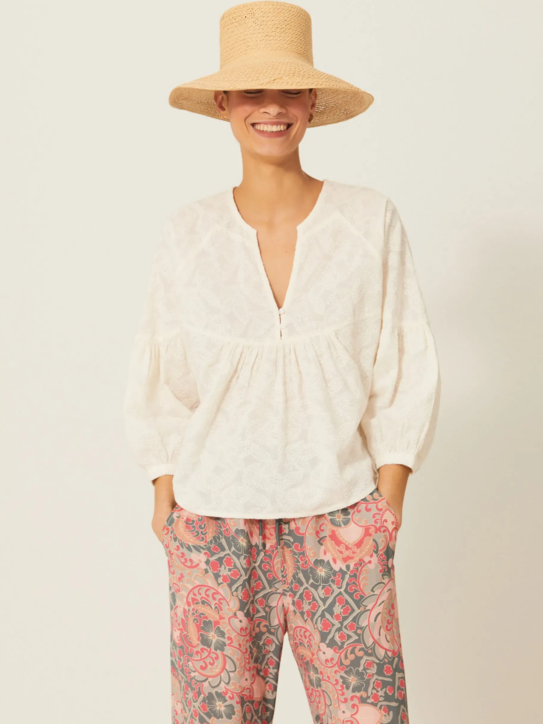 BENSIMON Tops & Chemises<Blouse jaima ECRU