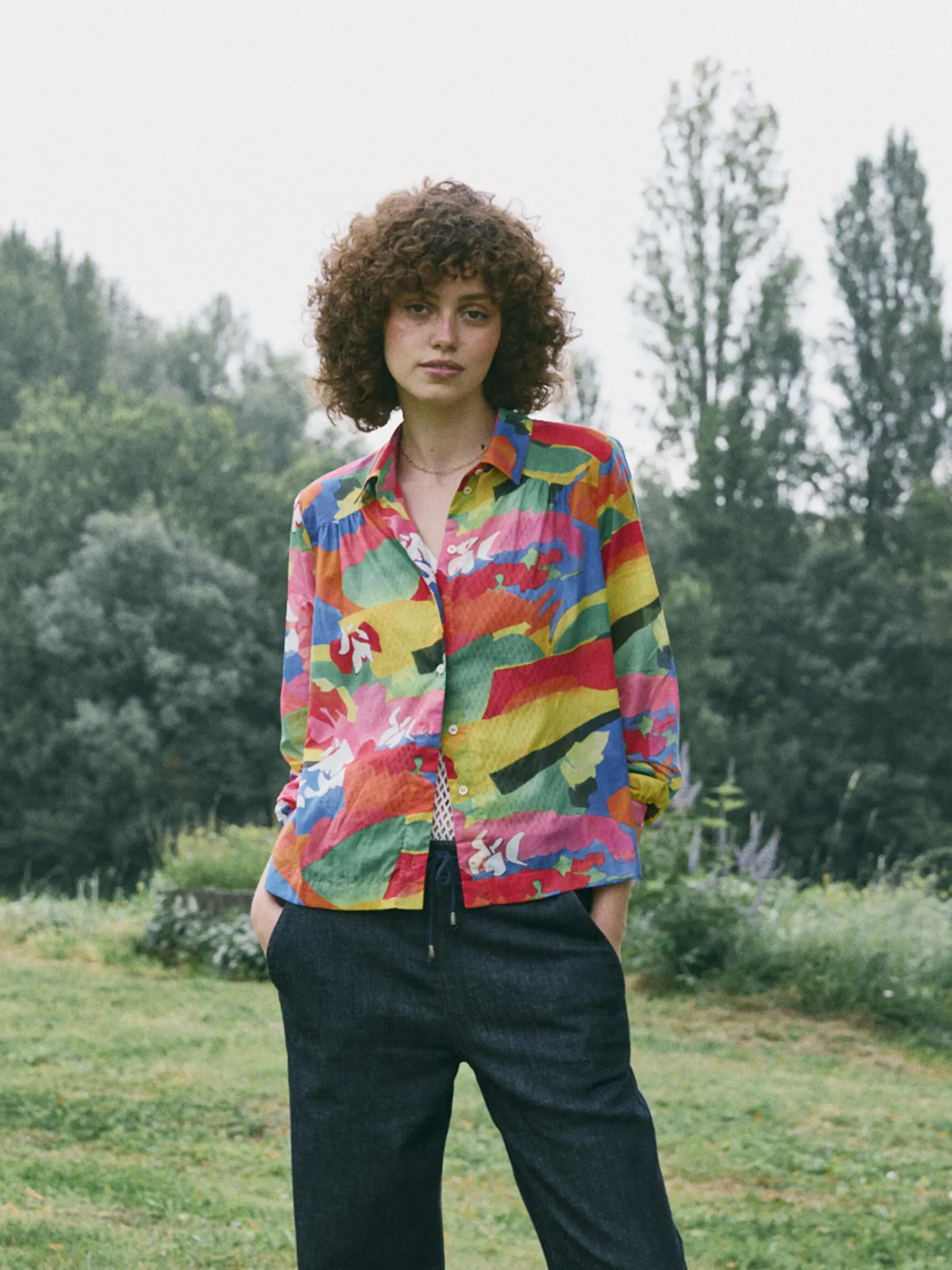 BENSIMON Tops & Chemises<Blouse jeanie MULTICOLORE