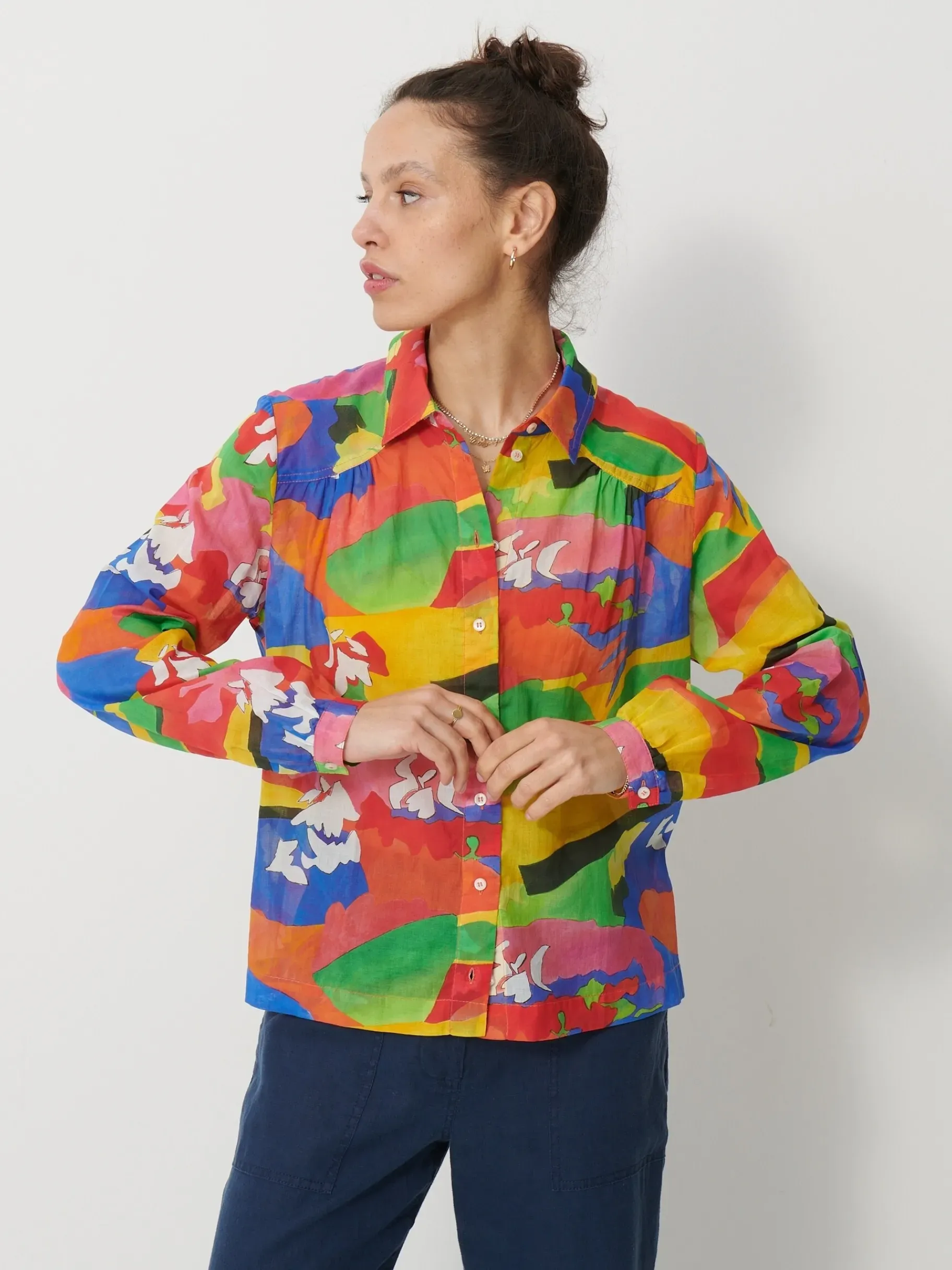 BENSIMON Tops & Chemises<Blouse jeanie MULTICOLORE
