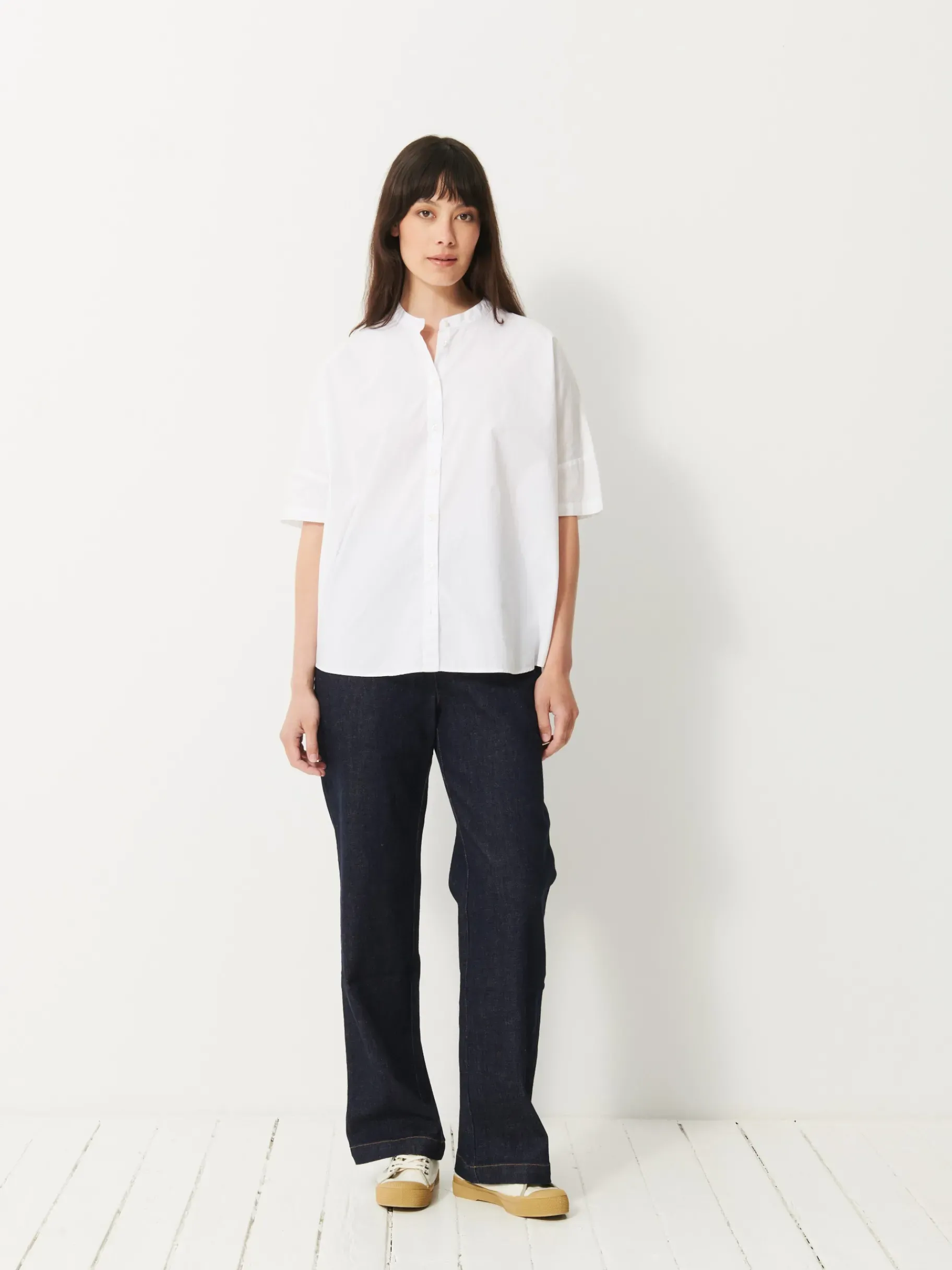 BENSIMON Tops & Chemises<Blouse lanica BLANC