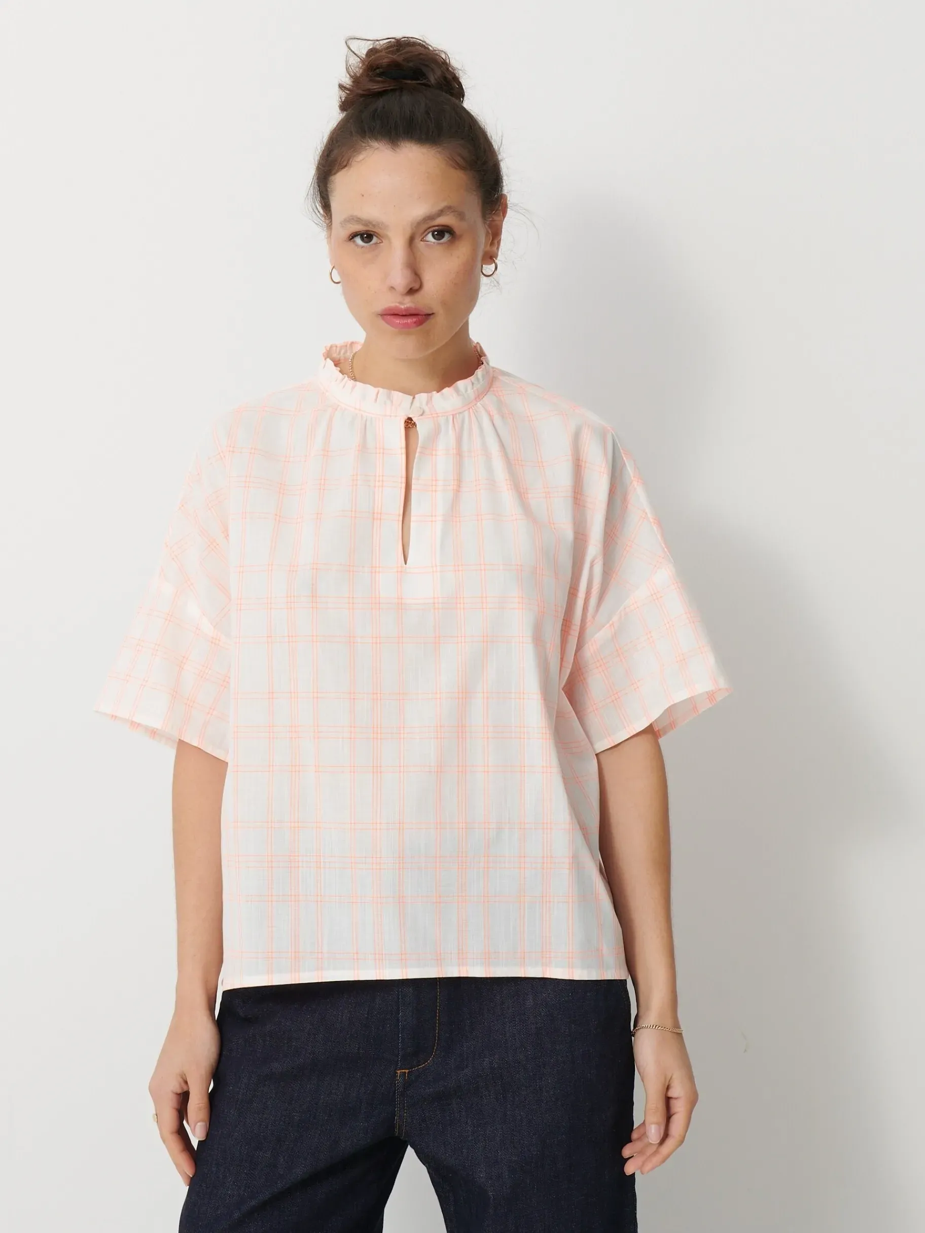 BENSIMON Tops & Chemises<Blouse nina ORANGE