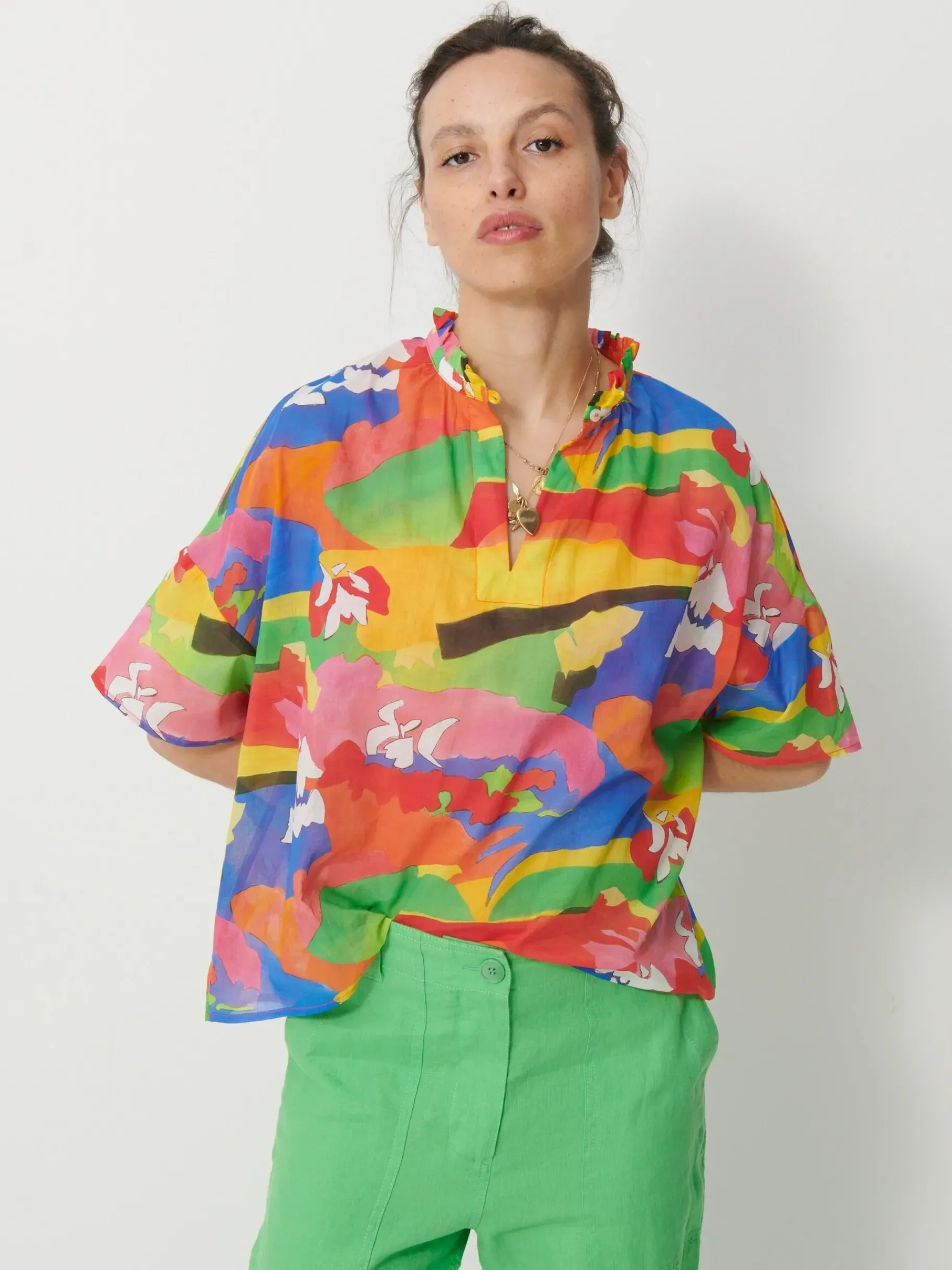 BENSIMON Tops & Chemises<Blouse nina MULTICOLORE