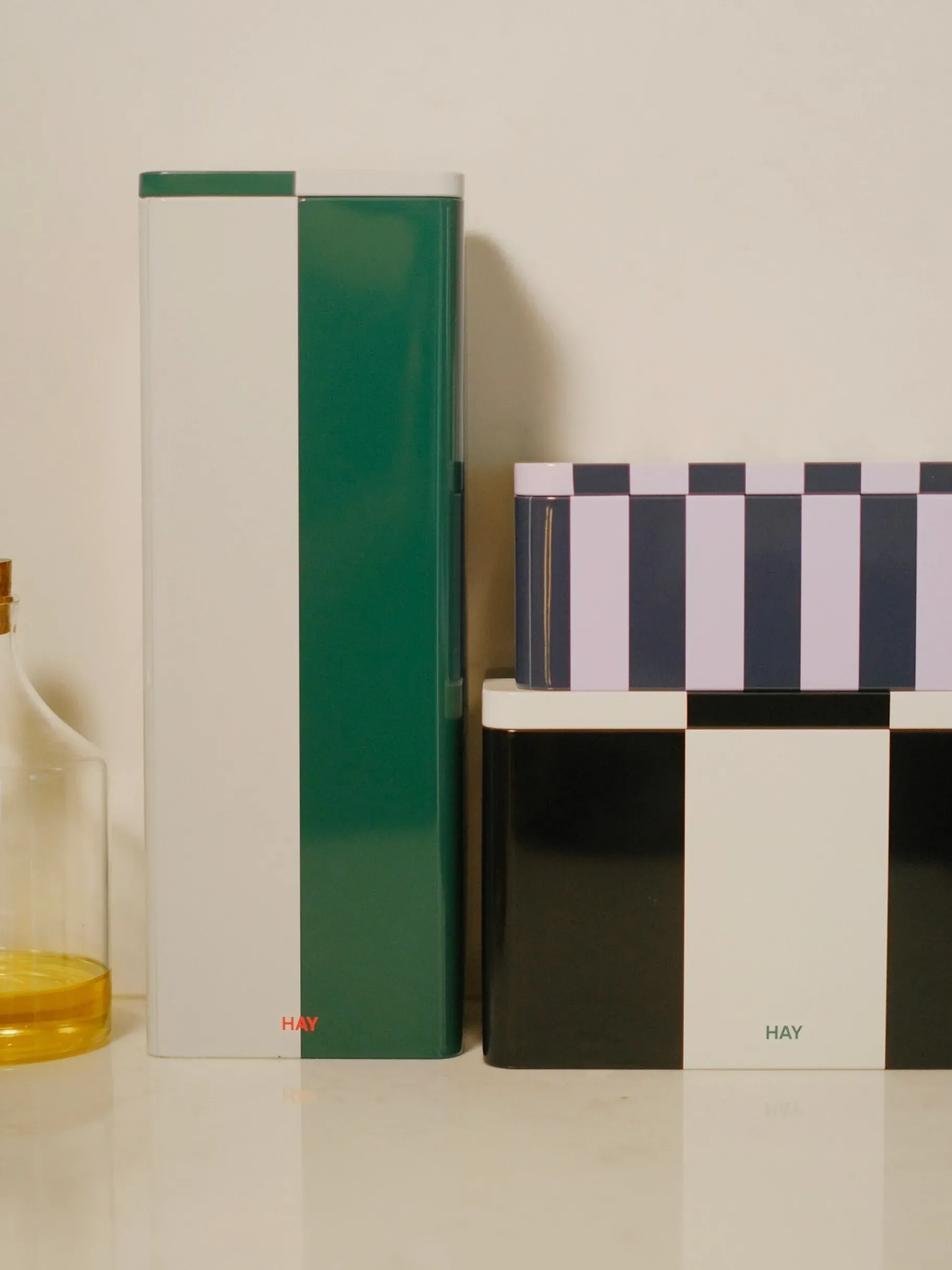 BENSIMON Paniers Et Caisses|Objets Décoratifs<Boite en metal bleu et lavande - hay MULTICOLORE