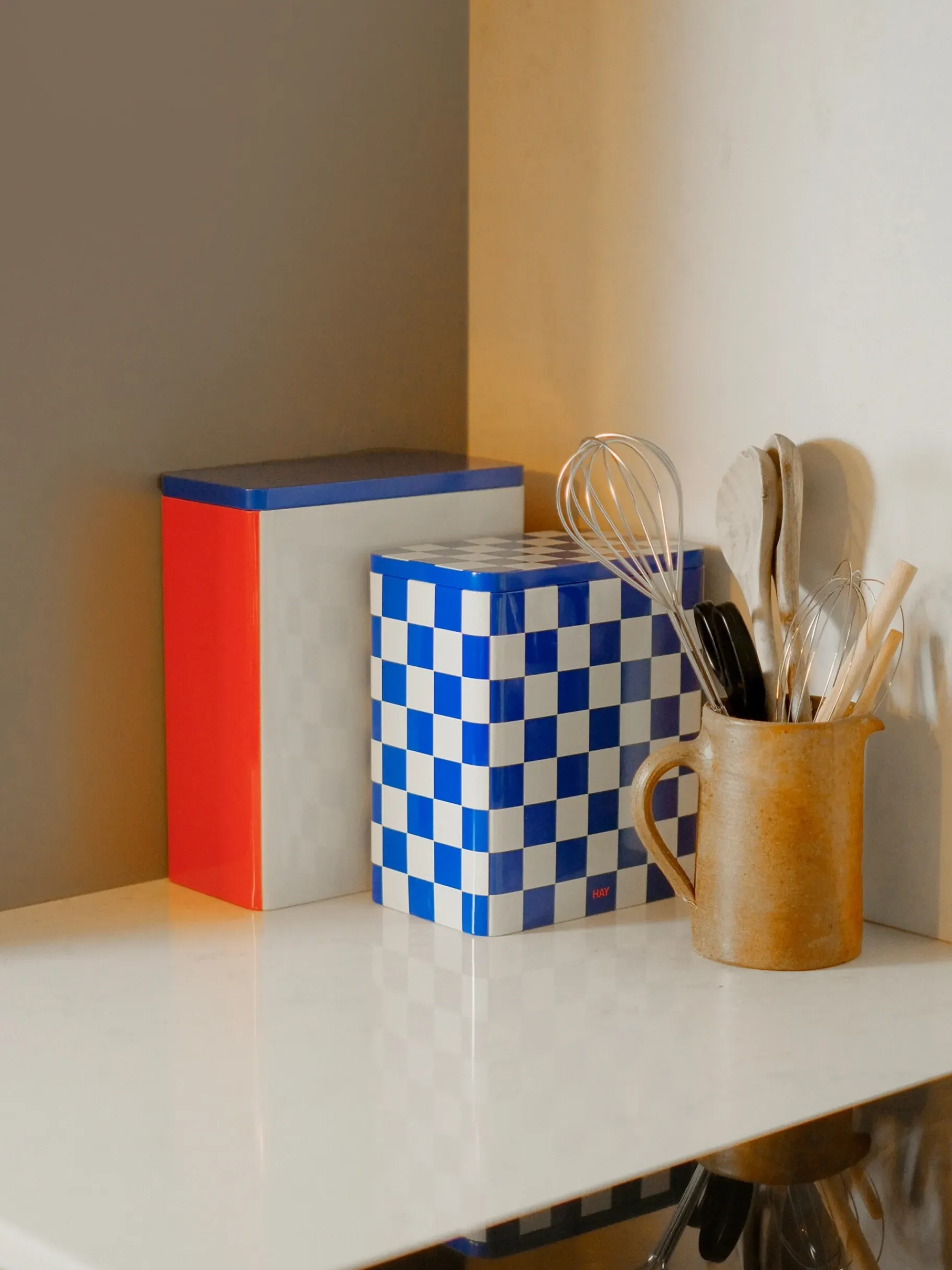 BENSIMON Paniers Et Caisses|Objets Décoratifs<Boite en metal tricolore - hay MULTICOLORE