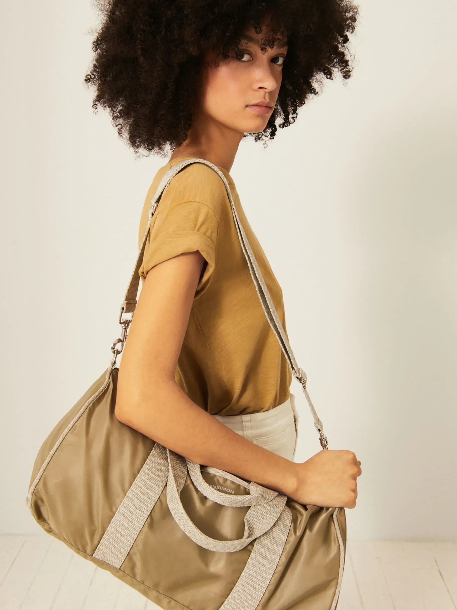 BENSIMON Color Line|Sacs Porté Épaule<Bolster bag KAKI