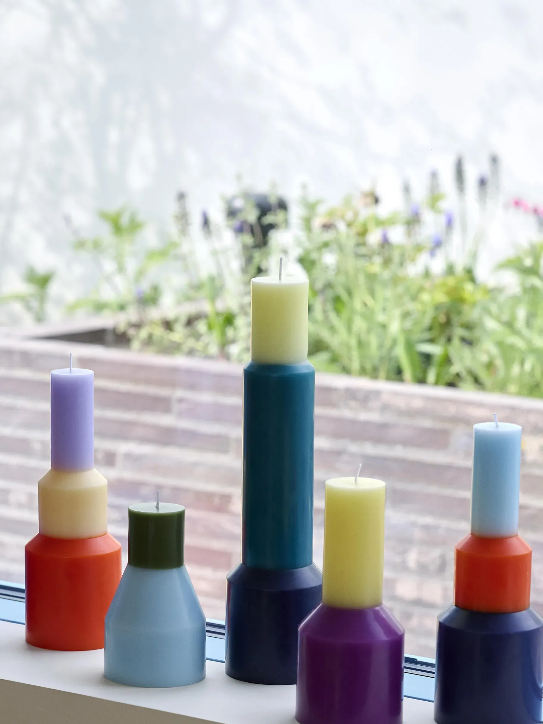 BENSIMON Bougies<Bougie pillar haute fuchsia s - hay VIOLET