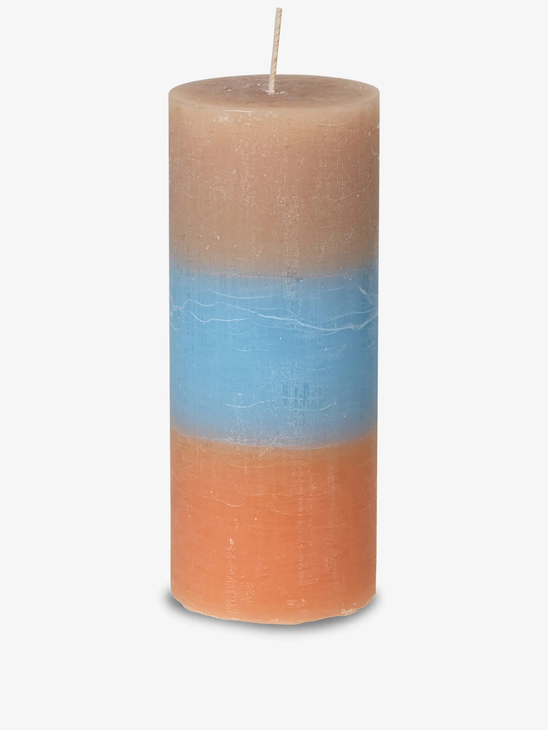 BENSIMON Bougies<Bougie tricolore brun bleu corail - bros... BRUN/BLEU