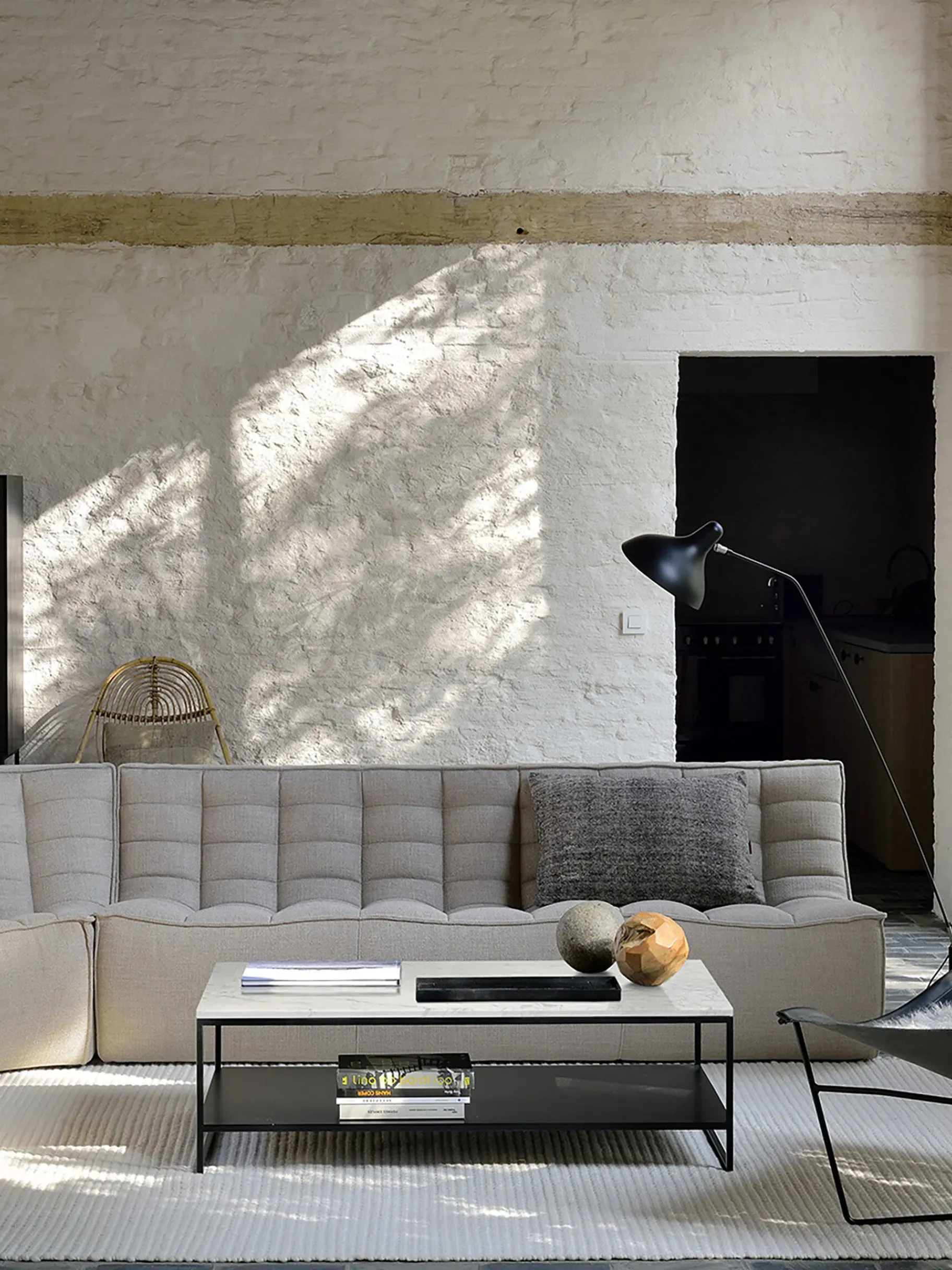 BENSIMON Fauteuils & Canapés<Canape n701 2 places jacques deneef - ethnicraft BEIGE