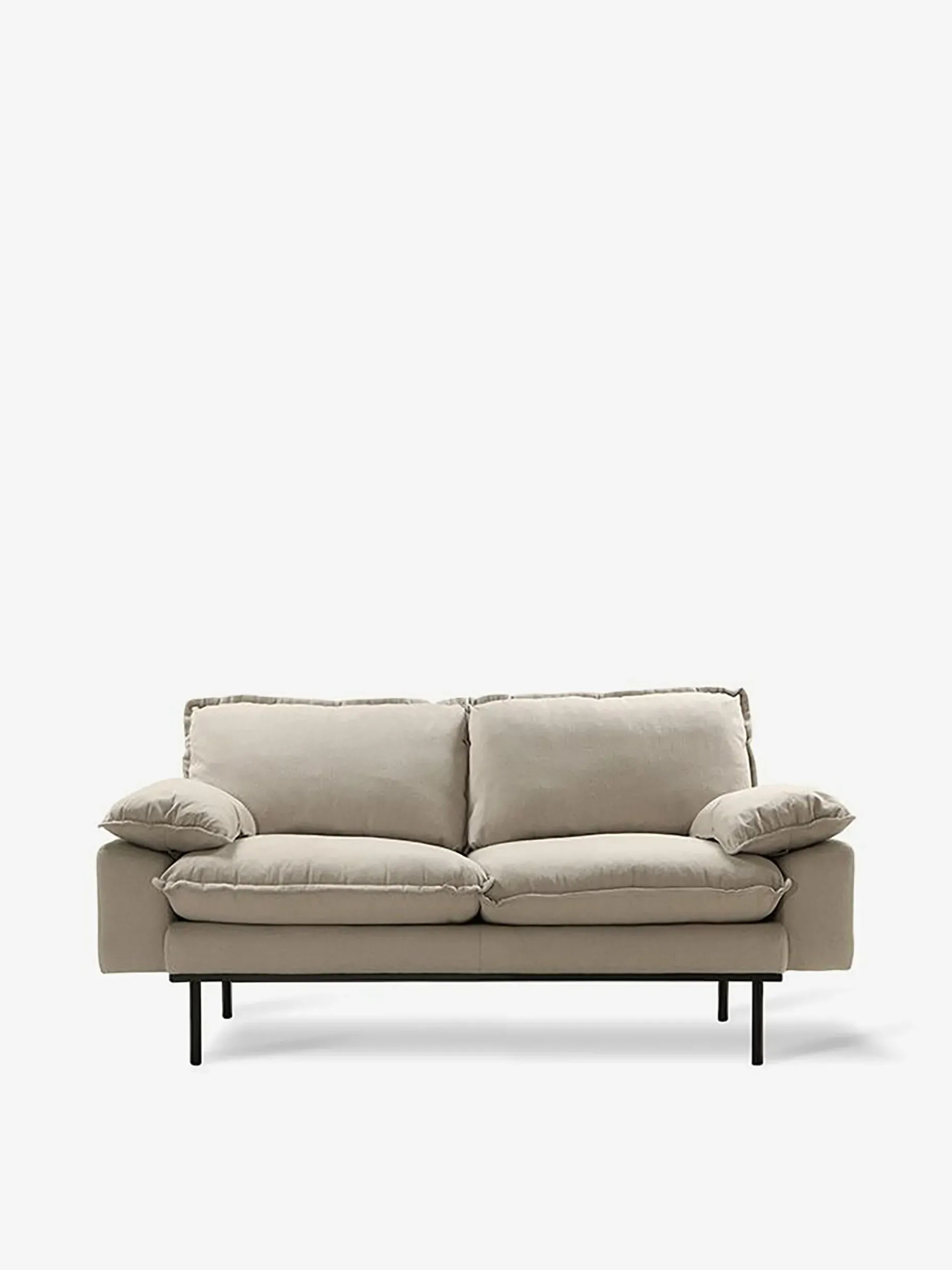 BENSIMON Fauteuils & Canapés<Canape retro sofa 2 places - hk living CREME