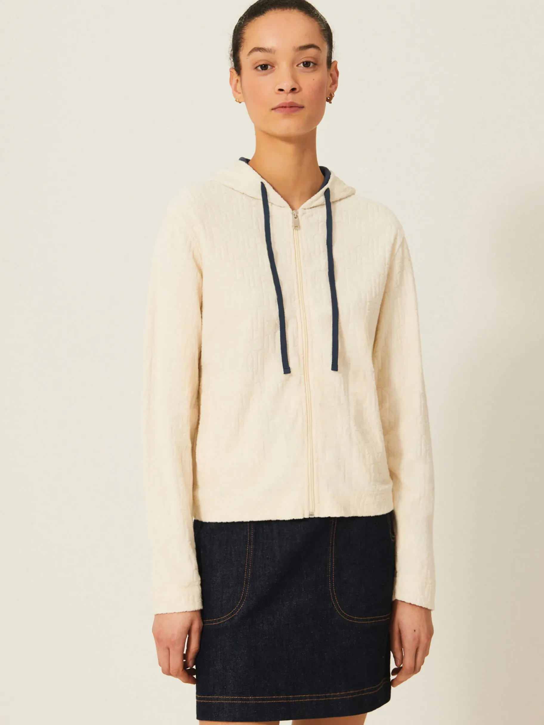 BENSIMON Pulls, Sweats & Gilets<Cardigan guillem ECRU
