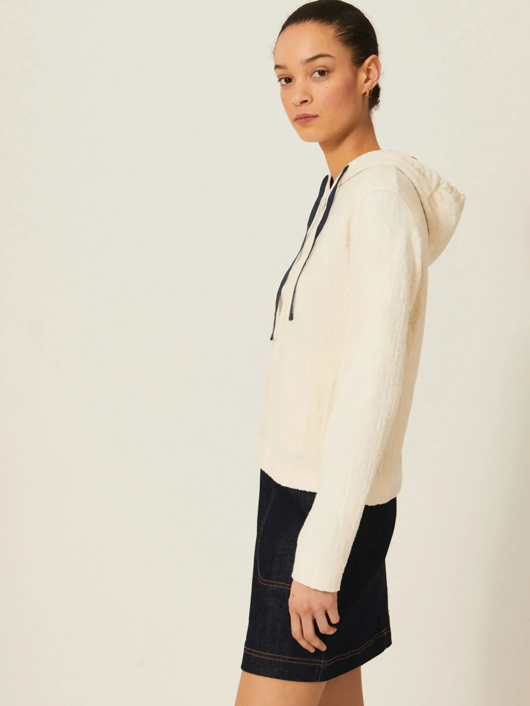 BENSIMON Pulls, Sweats & Gilets<Cardigan guillem ECRU