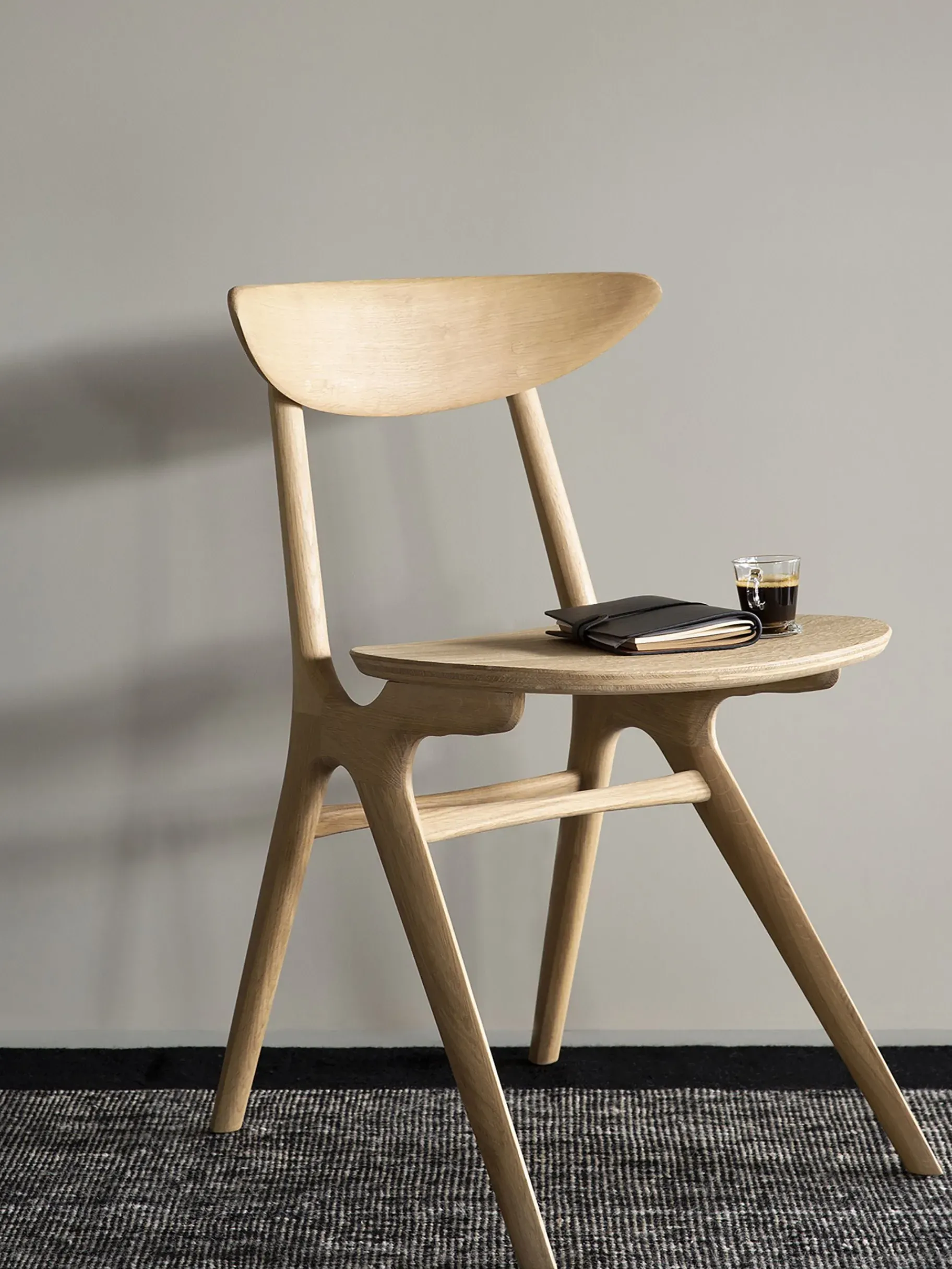BENSIMON Chaises, Bancs & Tabourets<Chaise eye alain van havre bois chene massif - ethnicraft #ffffff