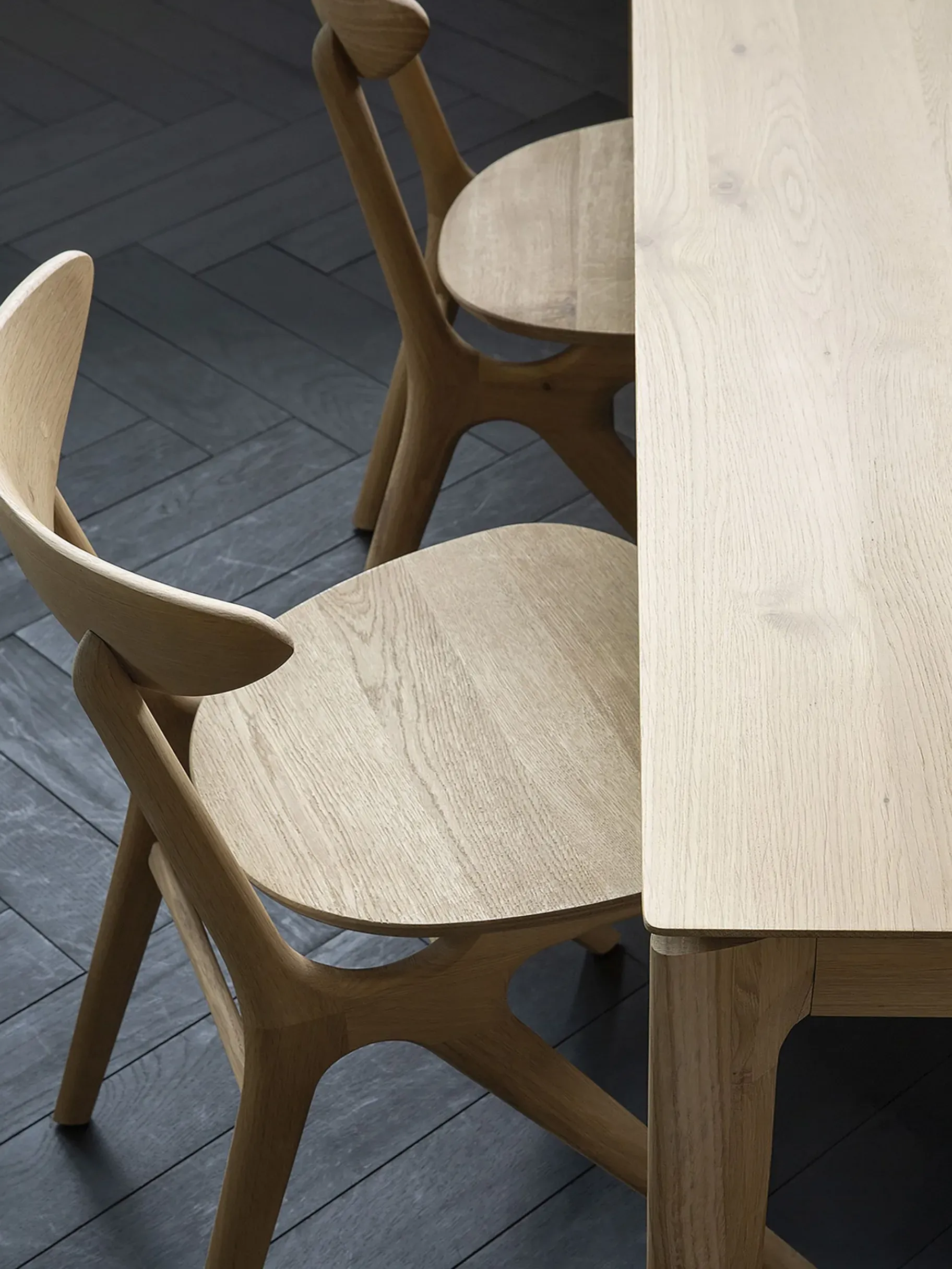 BENSIMON Chaises, Bancs & Tabourets<Chaise eye alain van havre bois chene massif - ethnicraft #ffffff