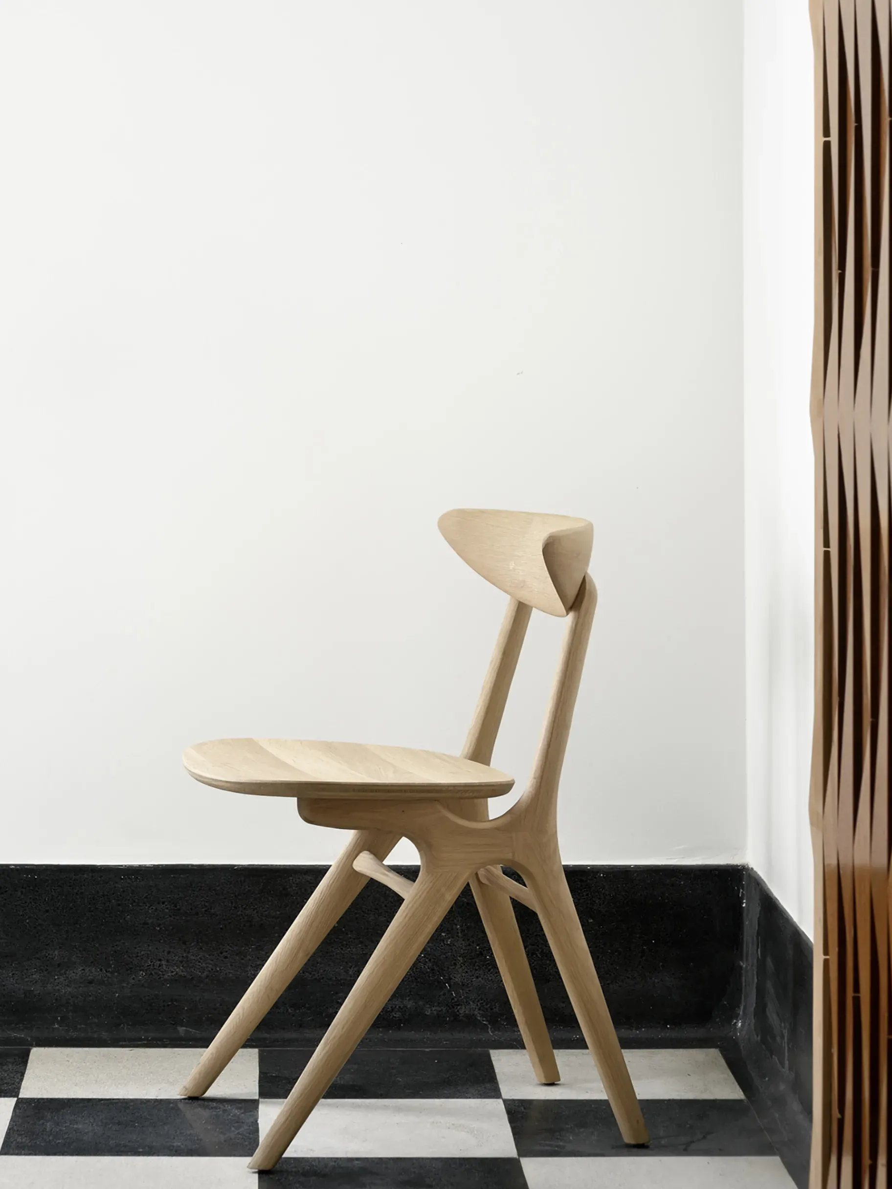 BENSIMON Chaises, Bancs & Tabourets<Chaise eye alain van havre bois chene massif - ethnicraft #ffffff