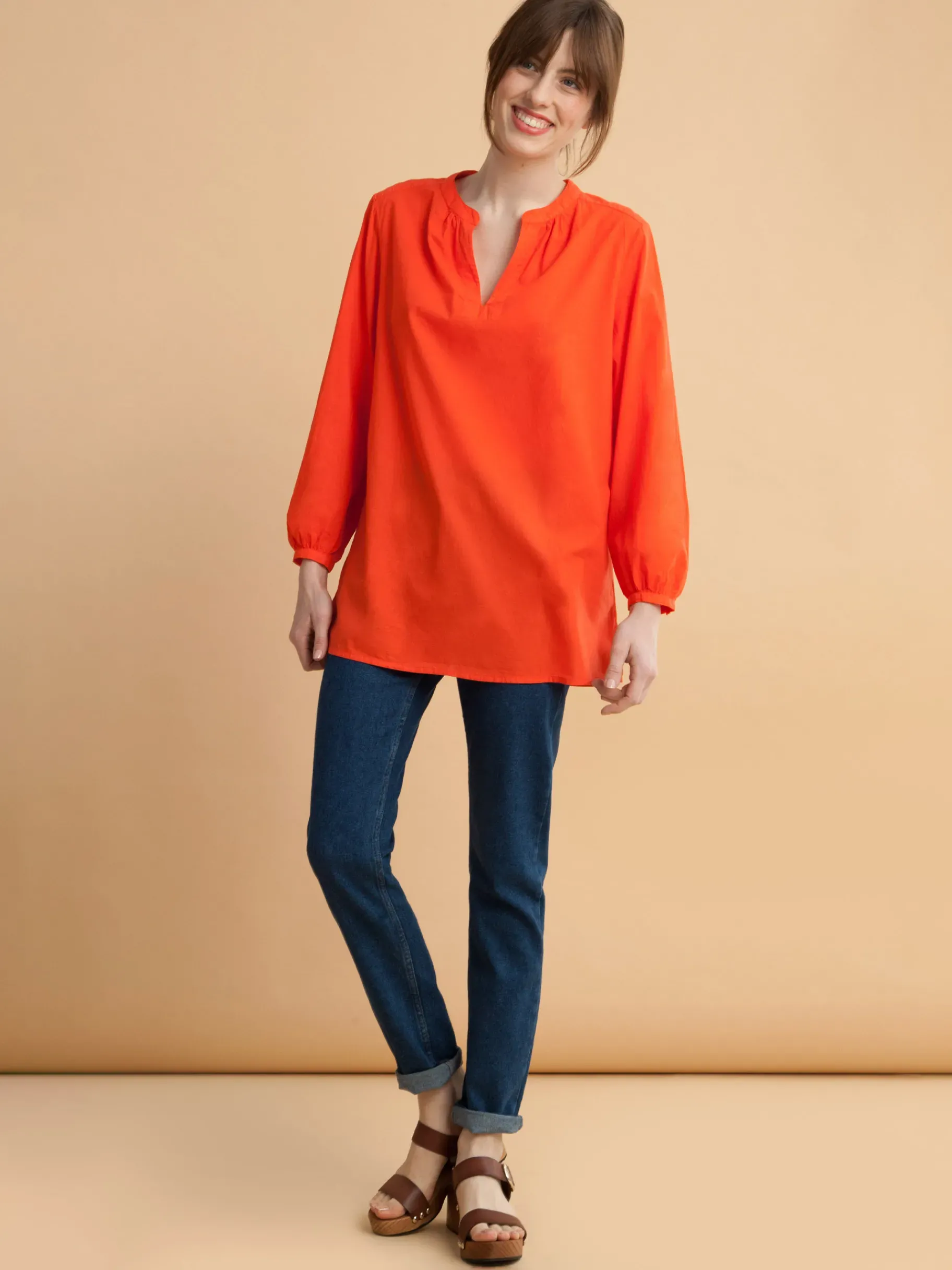 BENSIMON Tops & Chemises<Chemise fest COQUELICOT