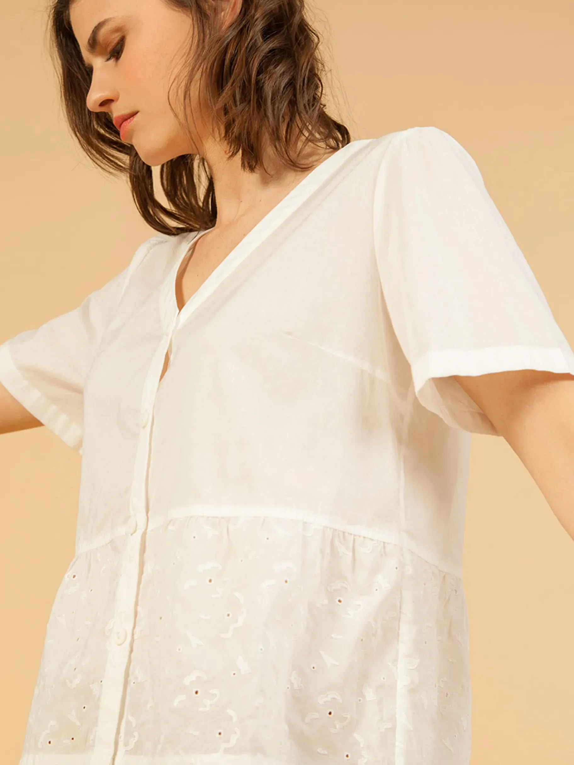BENSIMON Tops & Chemises<Chemise francie ECRU