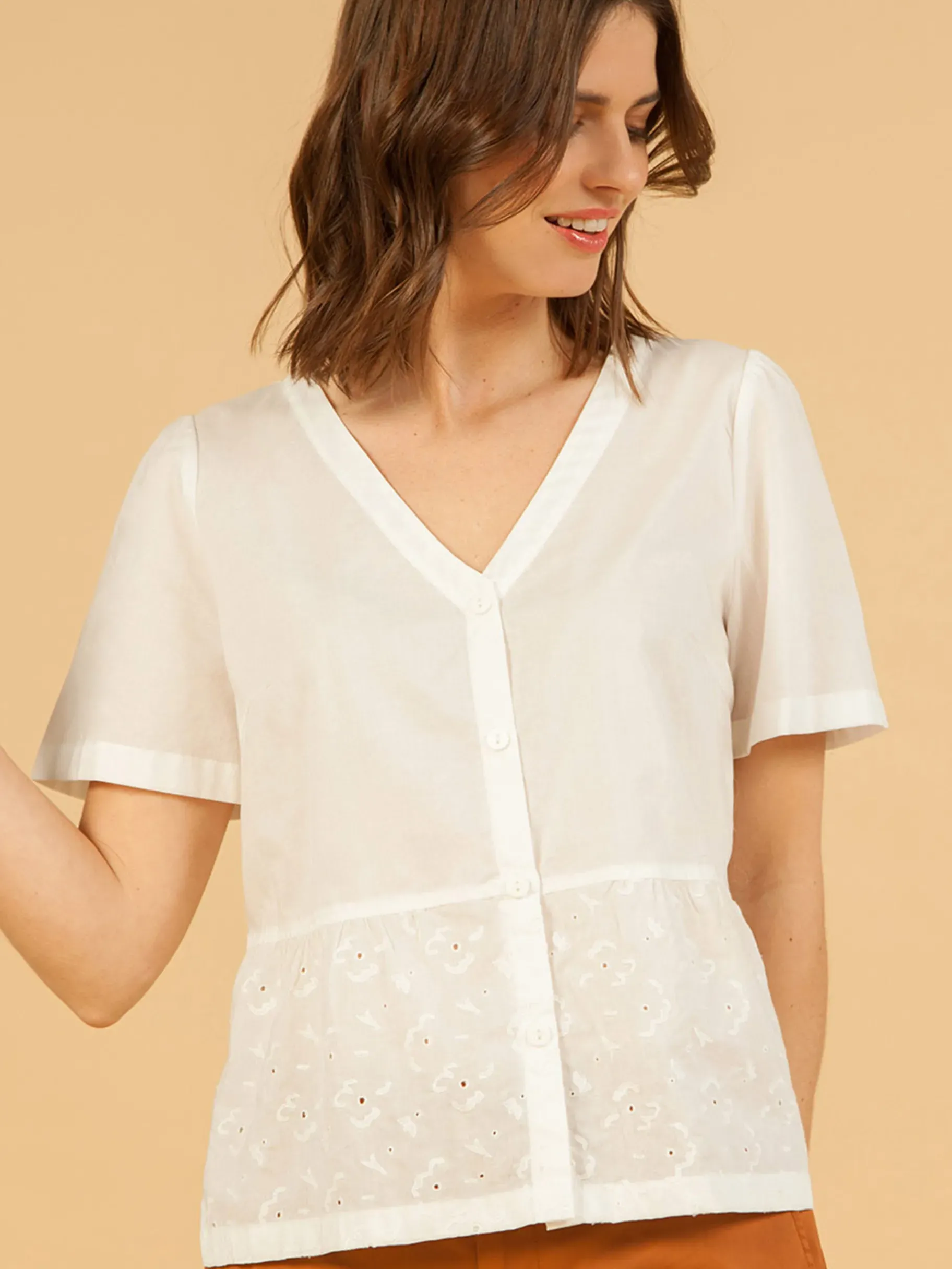 BENSIMON Tops & Chemises<Chemise francie ECRU