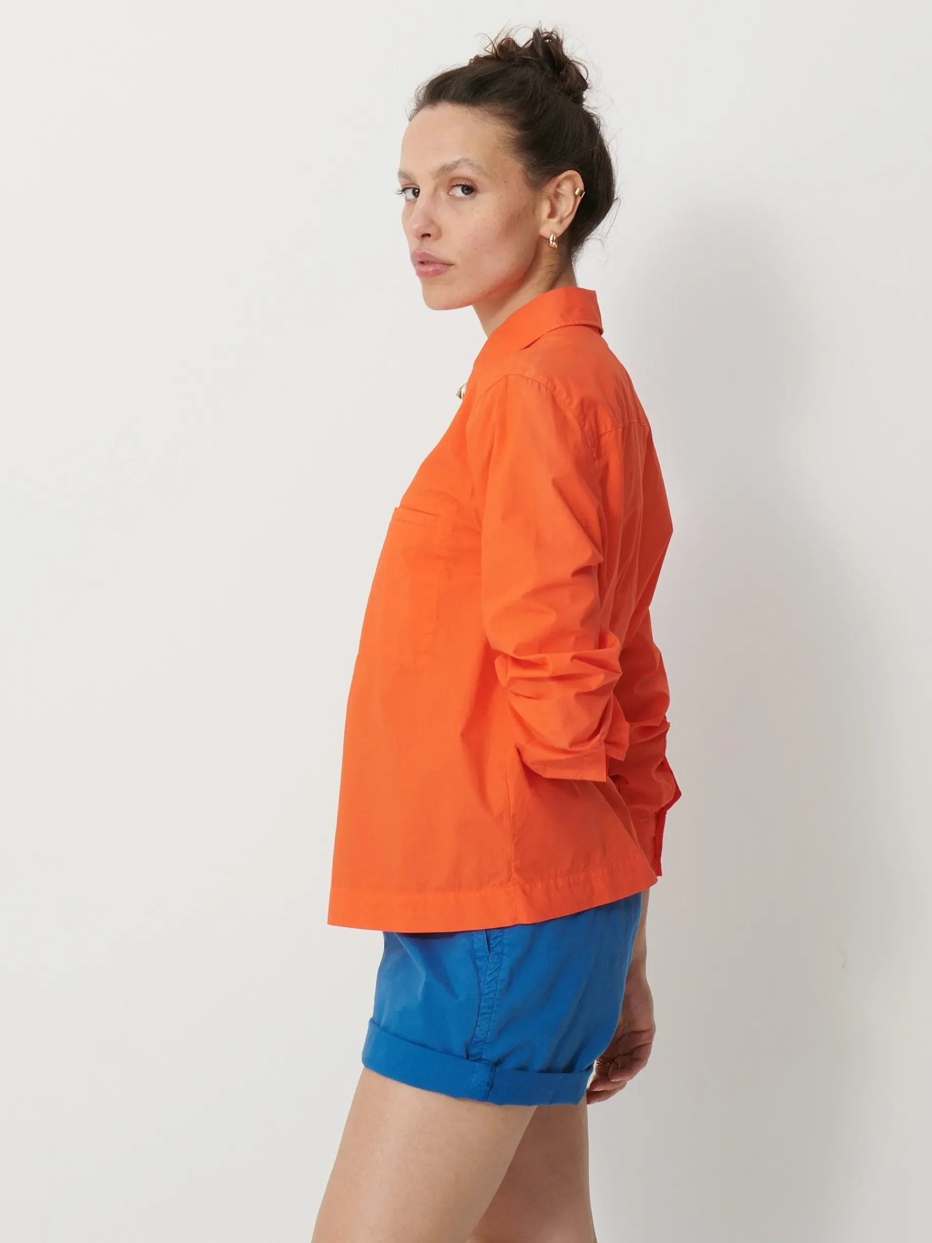 BENSIMON Tops & Chemises<Chemise galicia ORANGE VIF