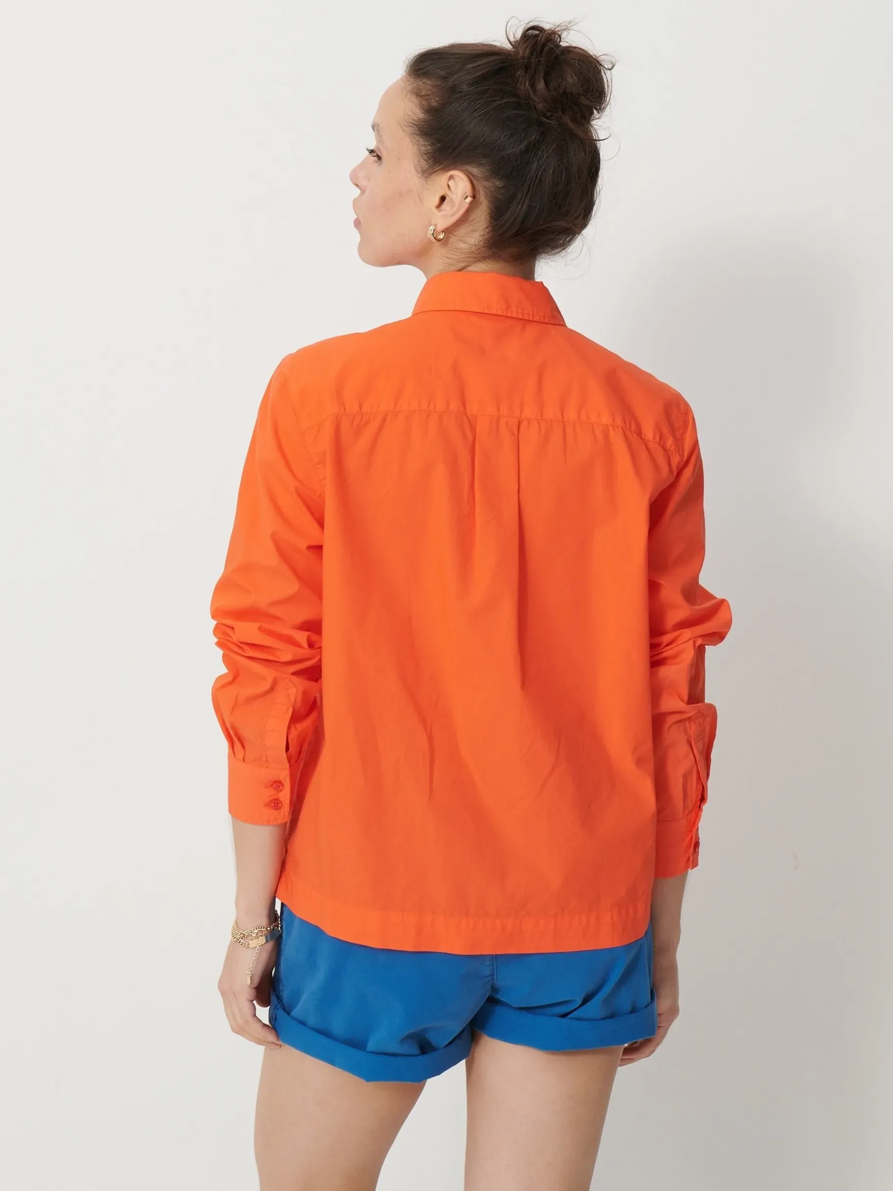BENSIMON Tops & Chemises<Chemise galicia ORANGE VIF