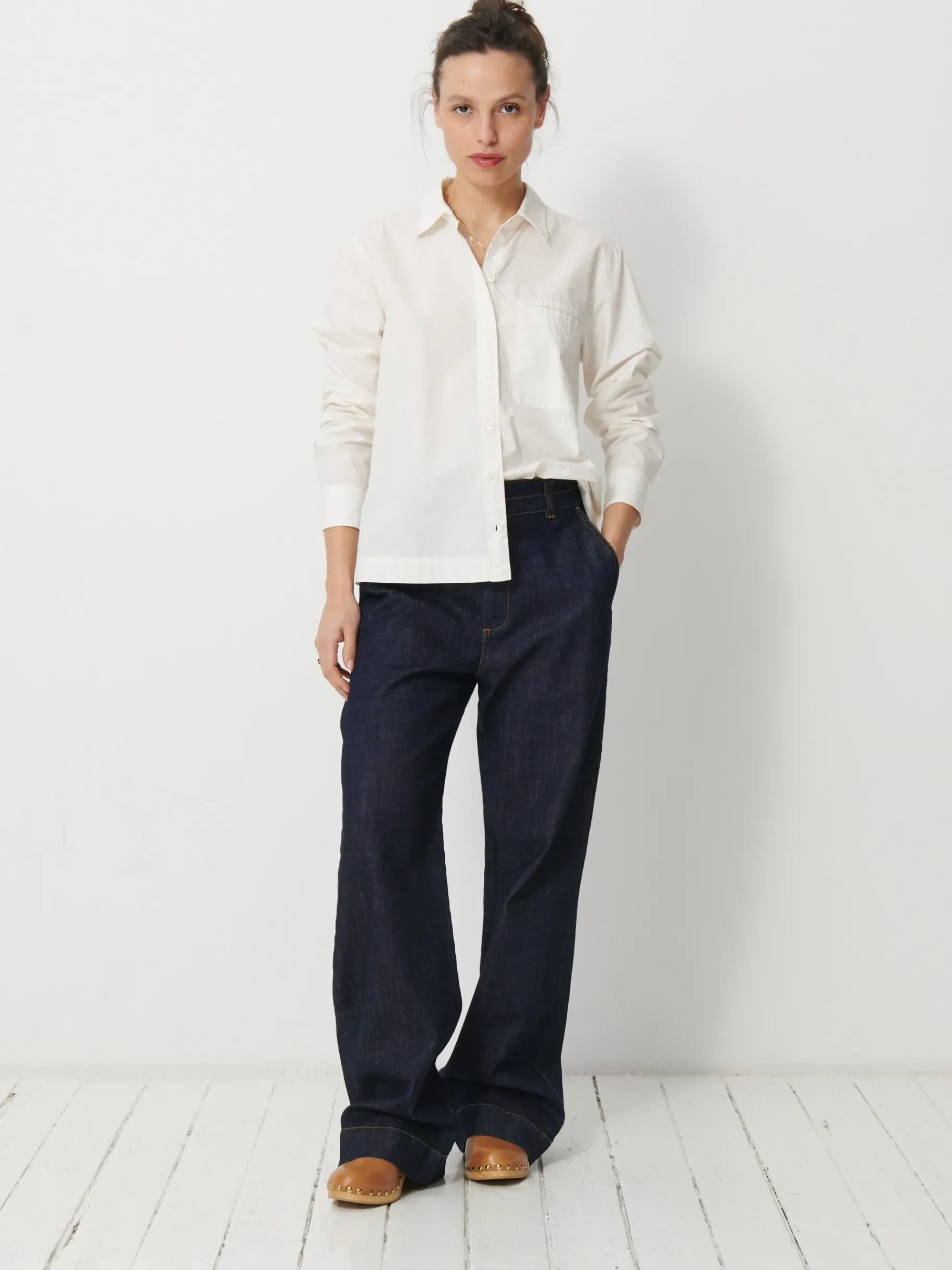 BENSIMON Tops & Chemises<Chemise galicia BLANC