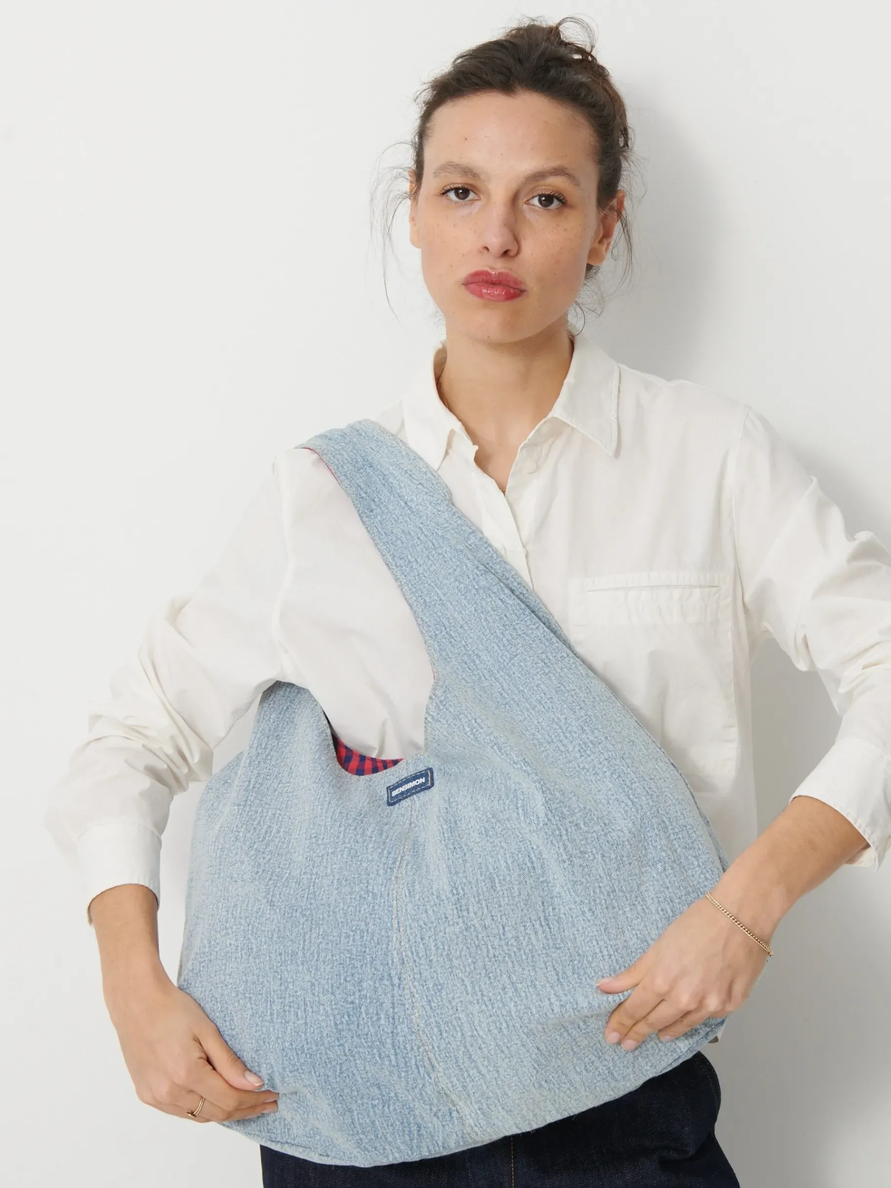 BENSIMON Tops & Chemises<Chemise galicia BLANC