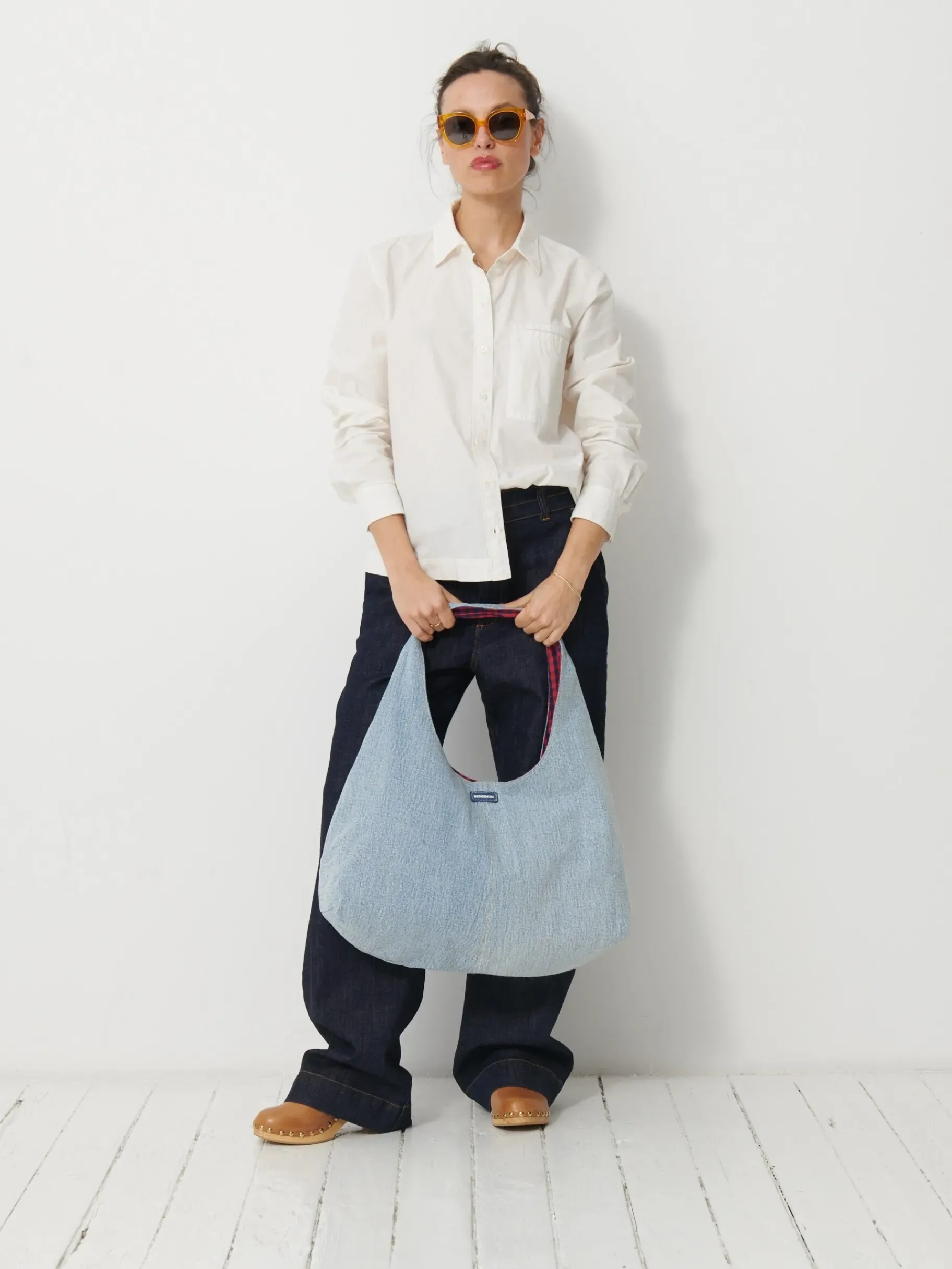 BENSIMON Tops & Chemises<Chemise galicia BLANC