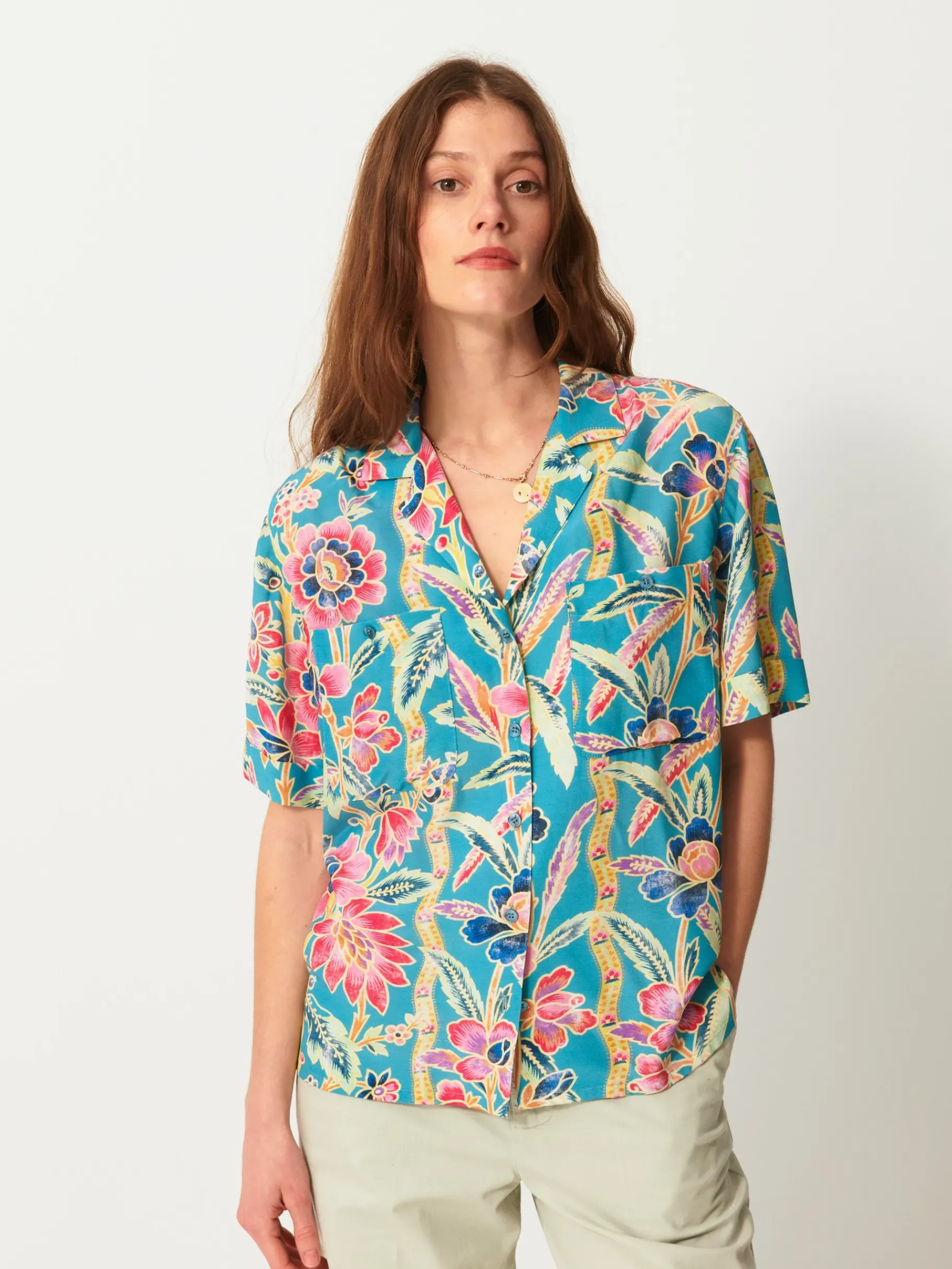 BENSIMON Tops & Chemises<Chemise hawai AZUR