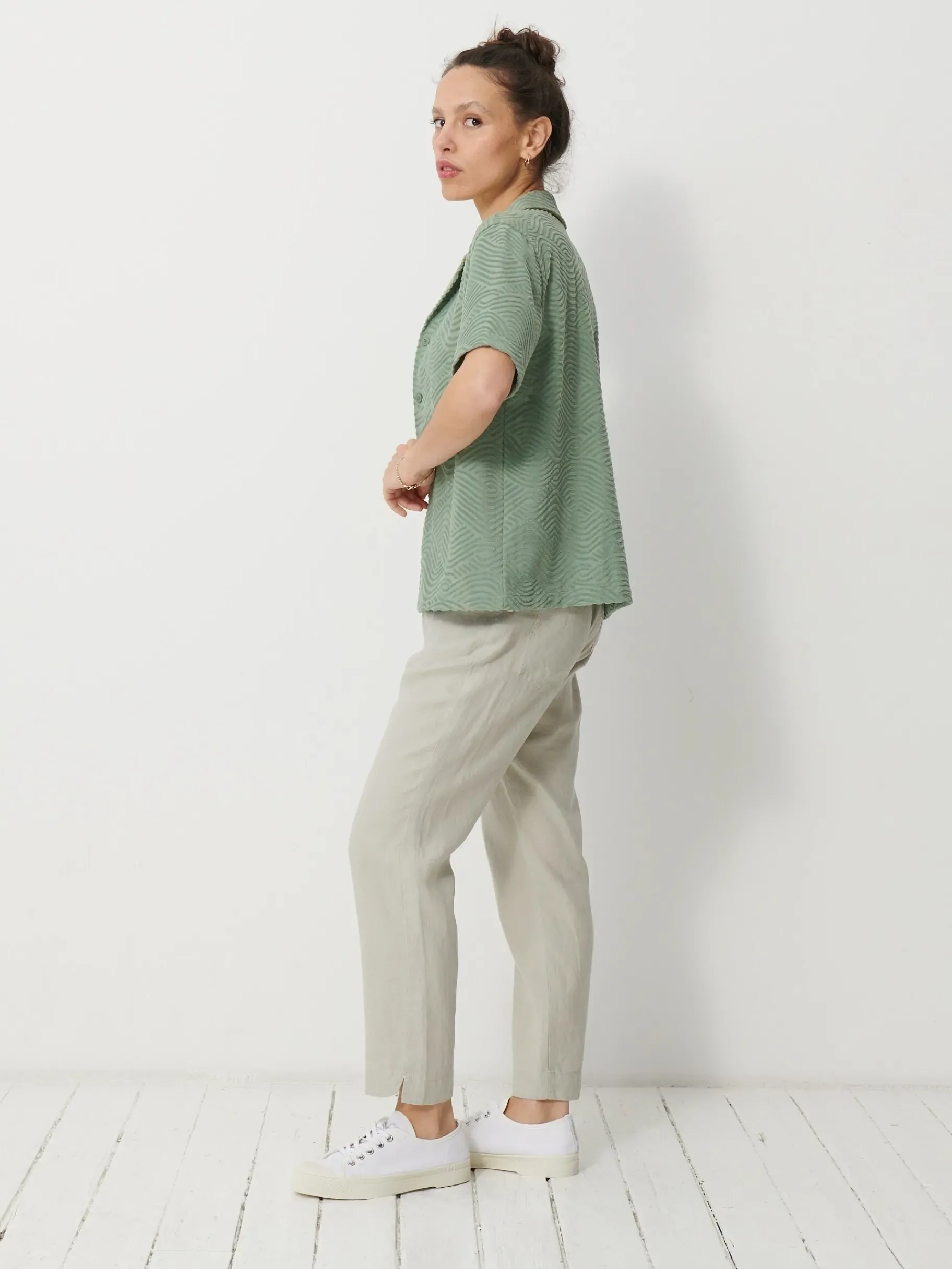 BENSIMON Tops & Chemises<Chemise hawaiana SAUGE