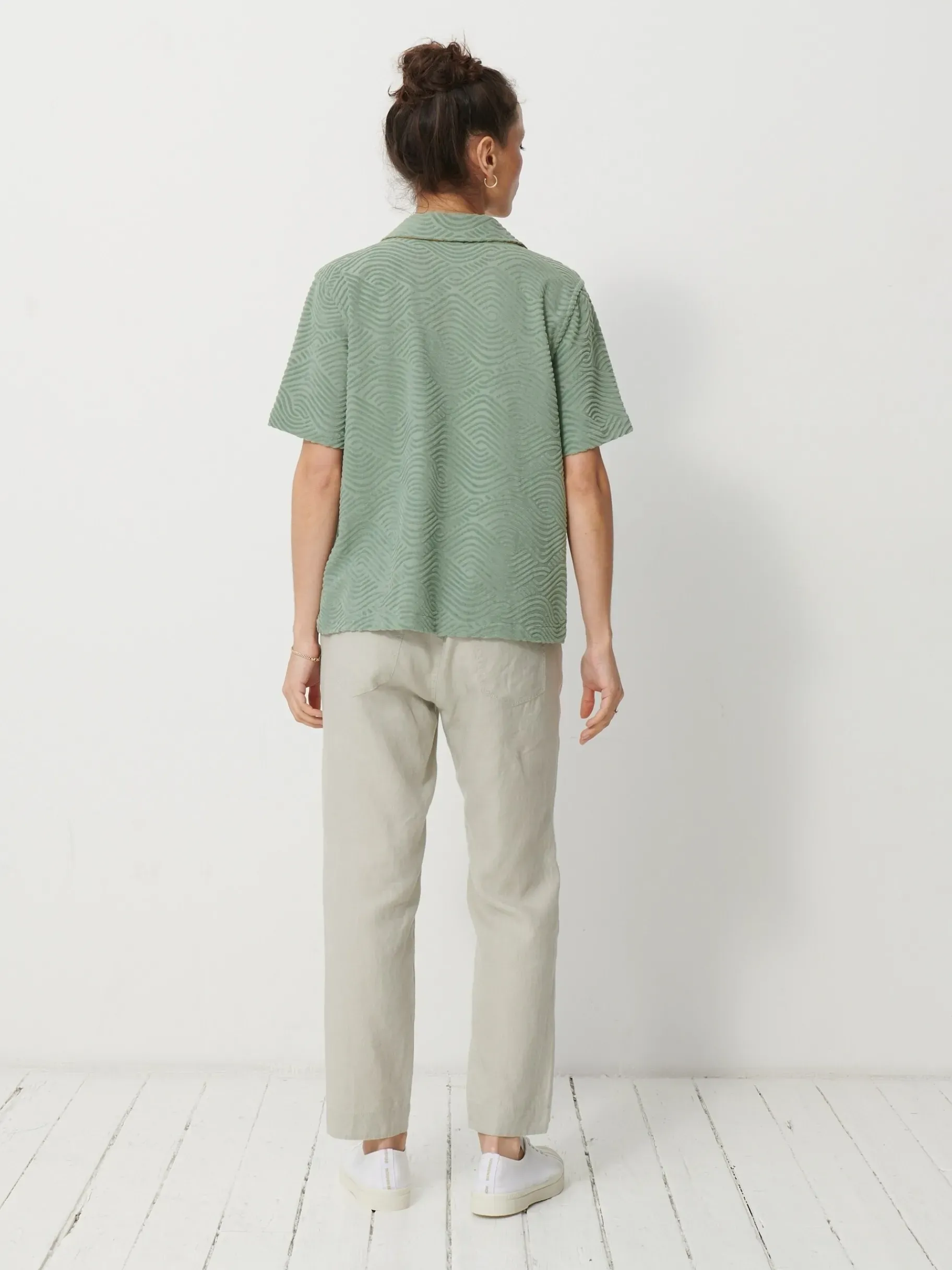BENSIMON Tops & Chemises<Chemise hawaiana SAUGE