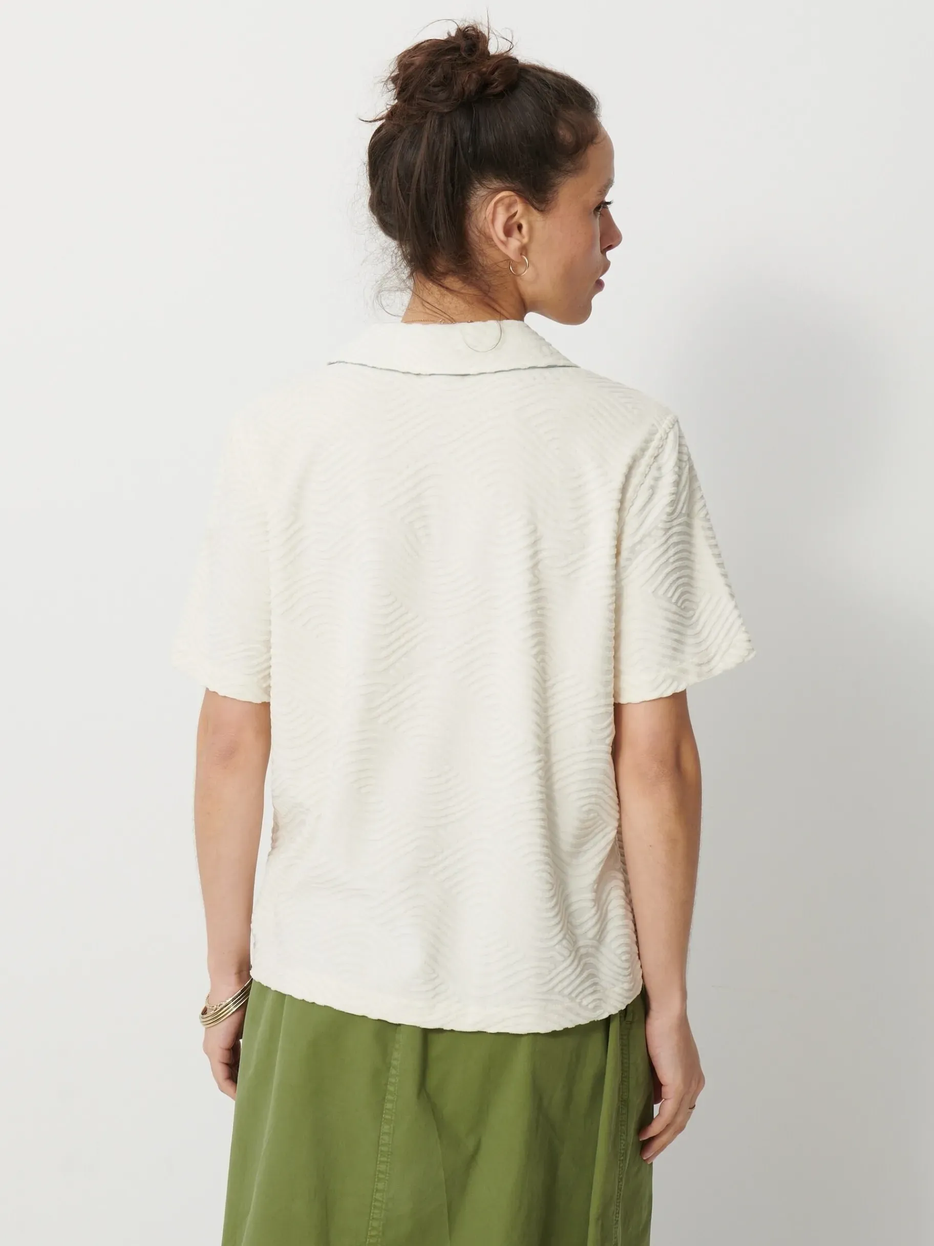 BENSIMON Tops & Chemises<Chemise hawaiana IVOIRE
