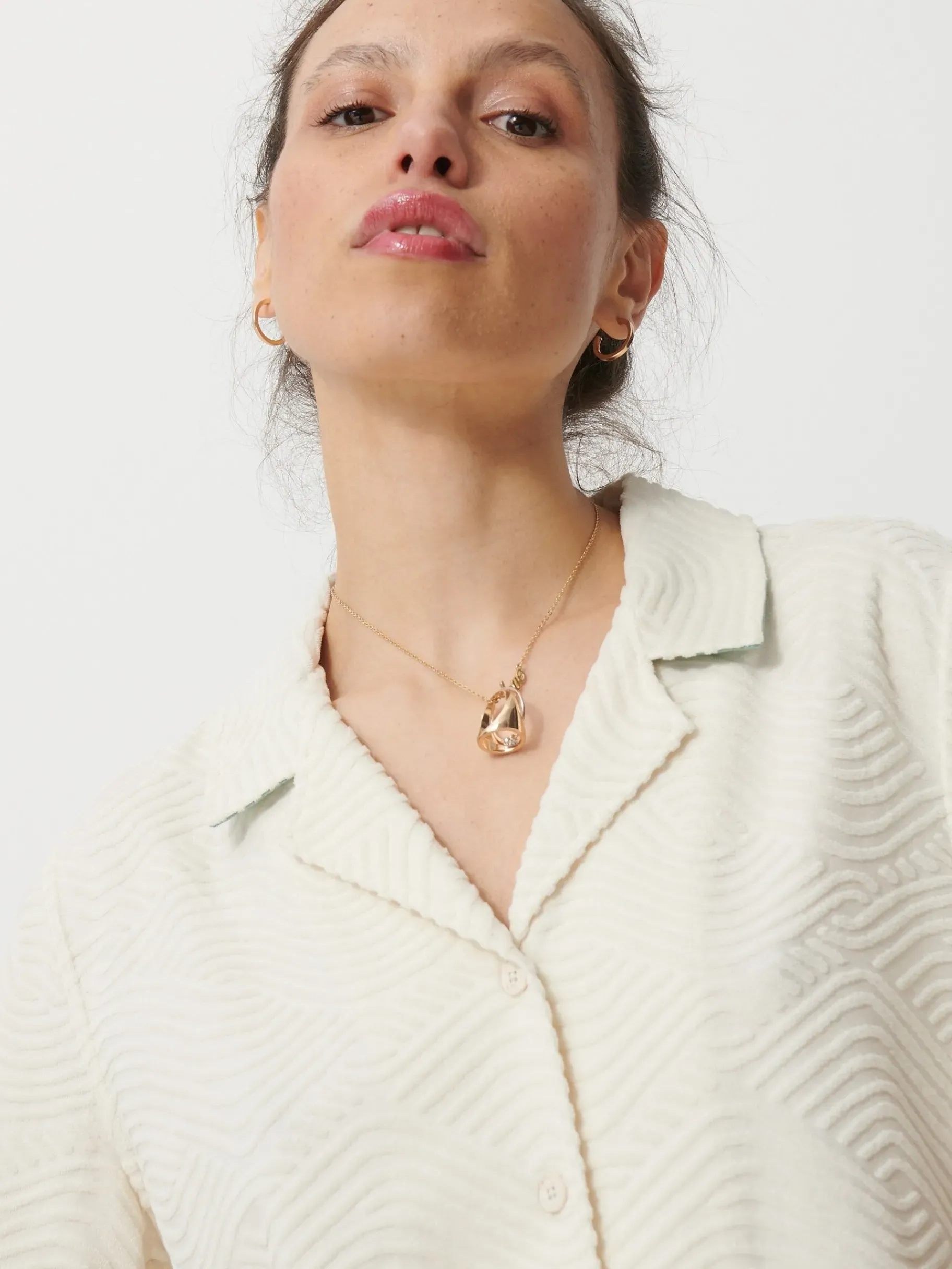 BENSIMON Tops & Chemises<Chemise hawaiana IVOIRE