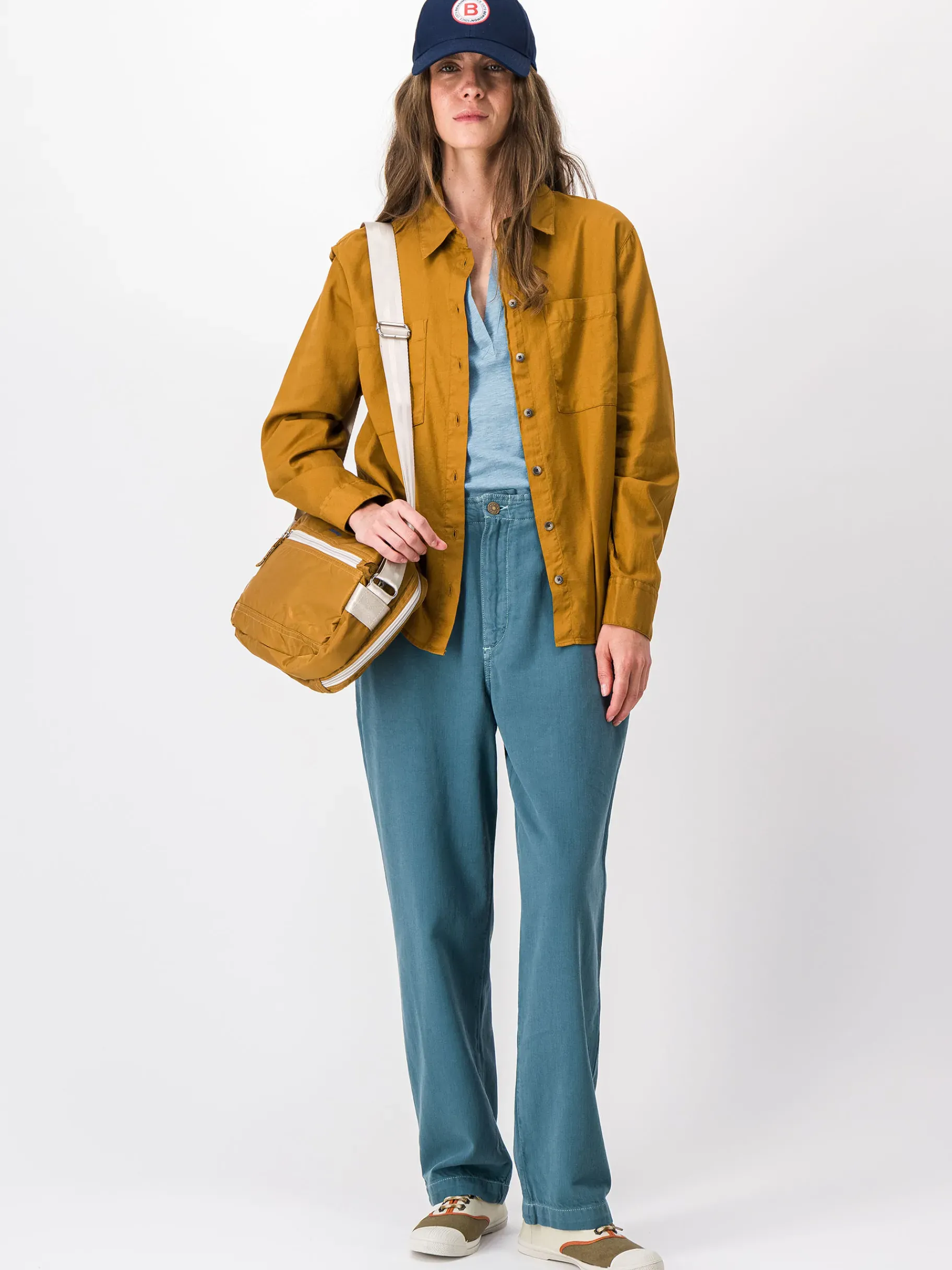 BENSIMON Tops & Chemises<Chemise hilario TABAC