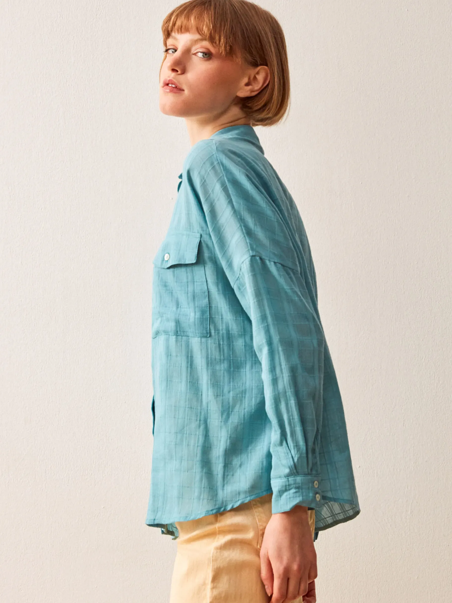 BENSIMON Tops & Chemises<Chemise janice BLEU PETROLE