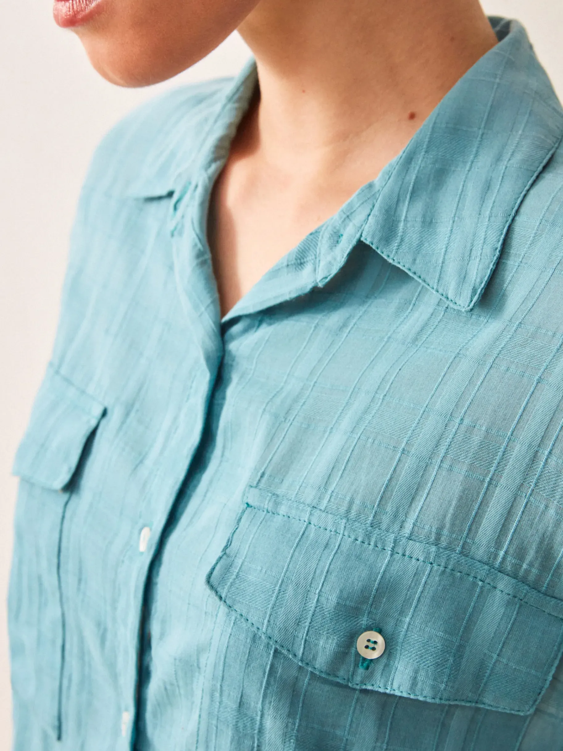 BENSIMON Tops & Chemises<Chemise janice BLEU PETROLE