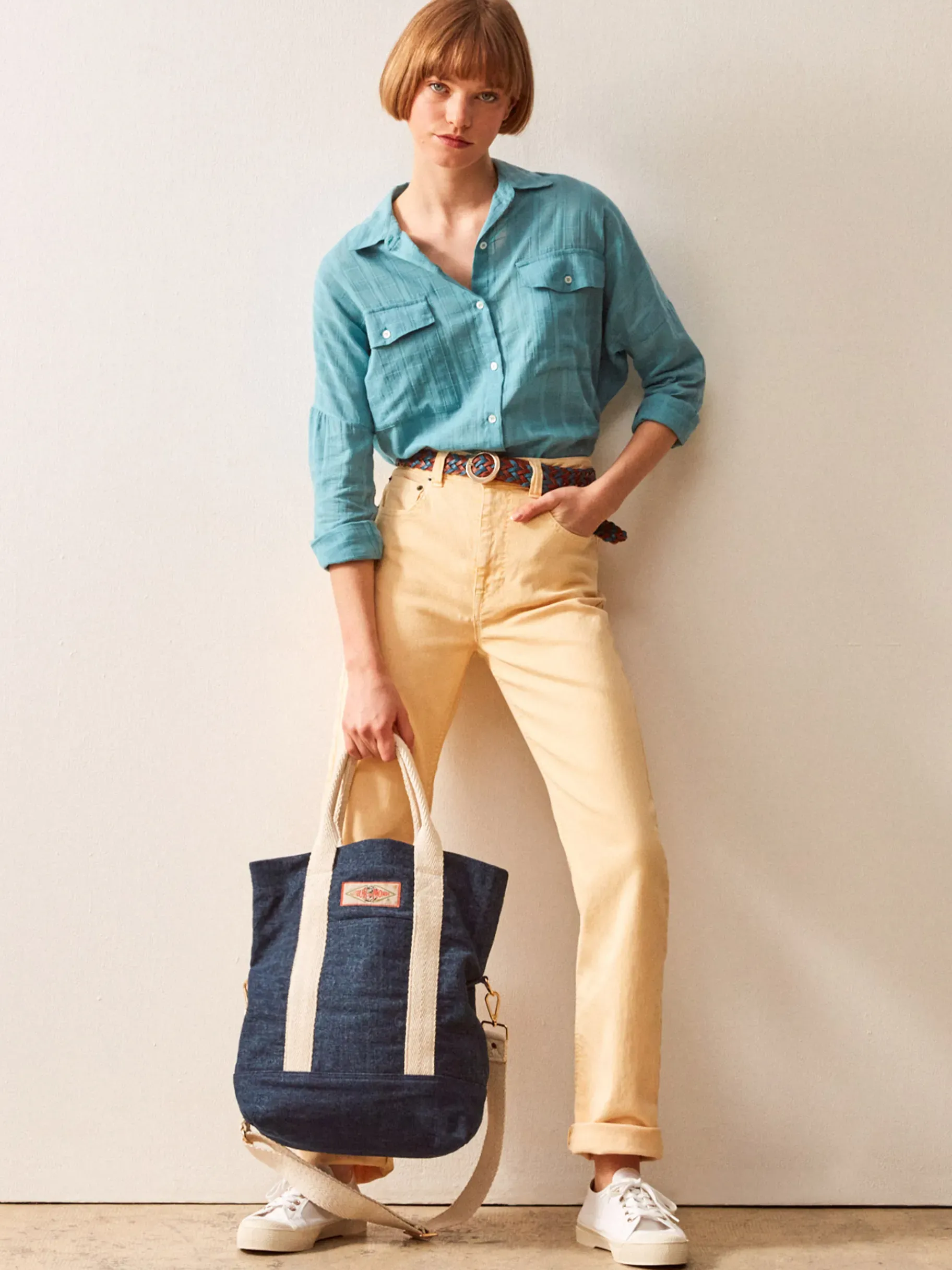 BENSIMON Tops & Chemises<Chemise janice BLEU PETROLE