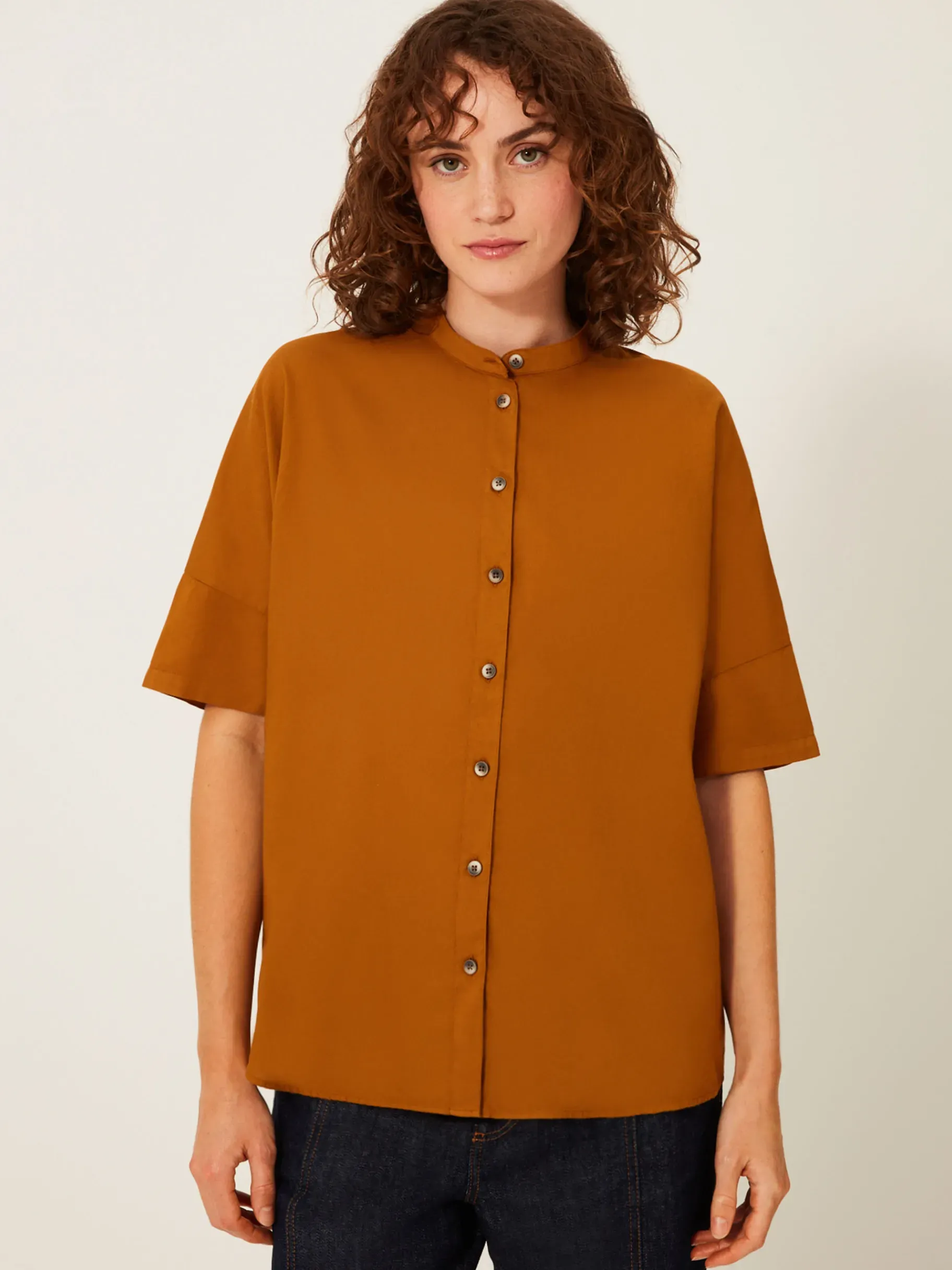 BENSIMON Tops & Chemises<Chemise lanica TABAC