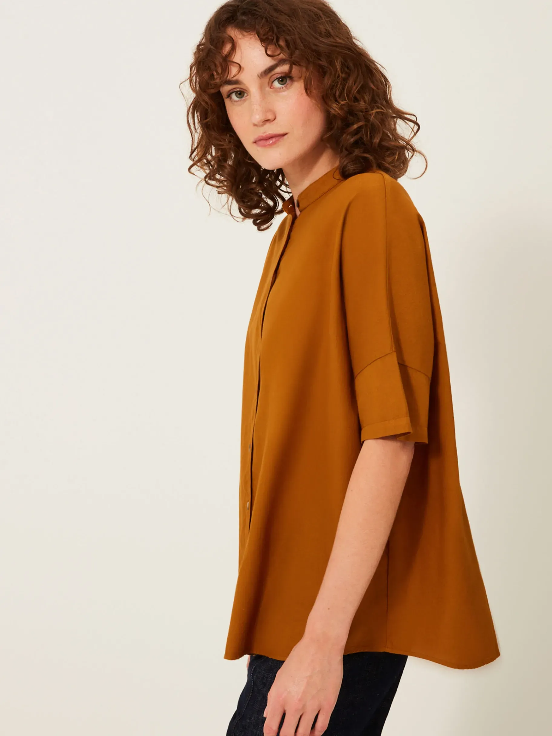 BENSIMON Tops & Chemises<Chemise lanica TABAC