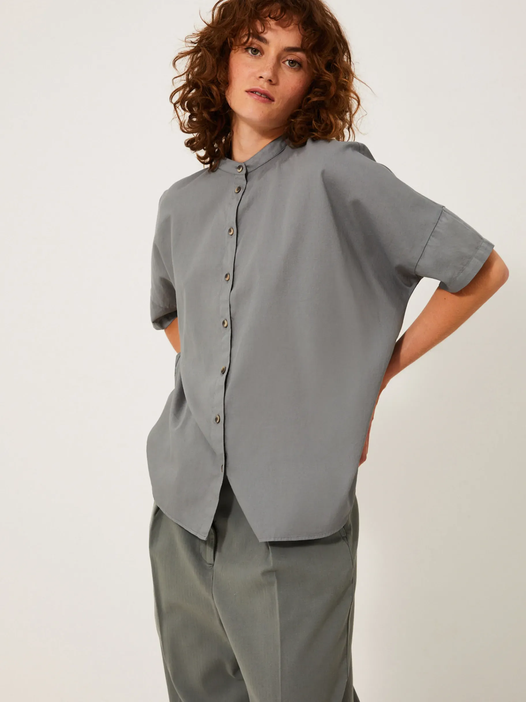 BENSIMON Tops & Chemises<Chemise lanica ARDOISE