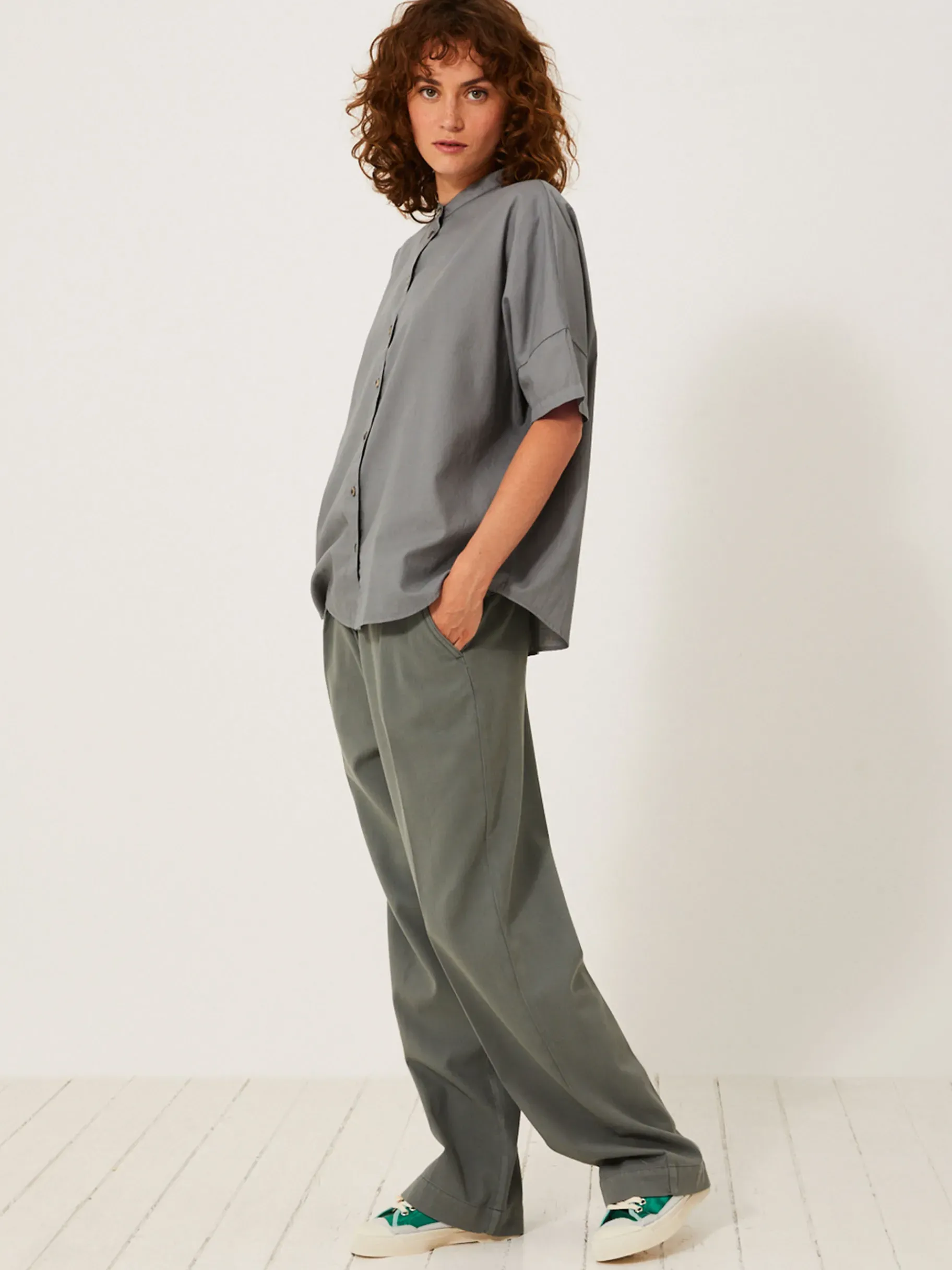 BENSIMON Tops & Chemises<Chemise lanica ARDOISE