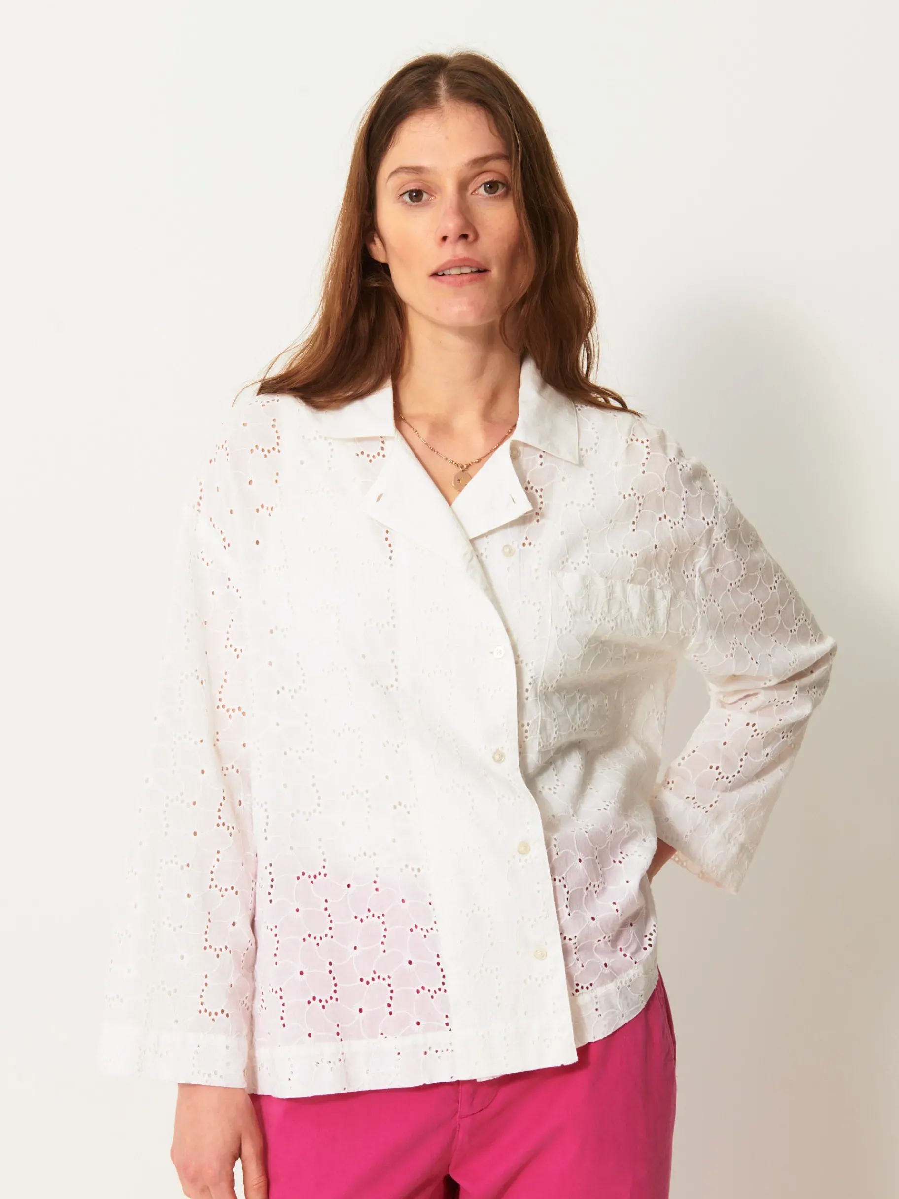 BENSIMON Tops & Chemises<Chemise marilou BLANC