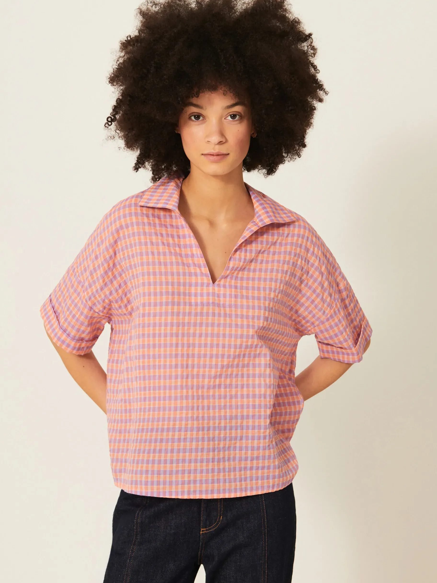 BENSIMON Tops & Chemises<Chemisier hippolyte MANGUE