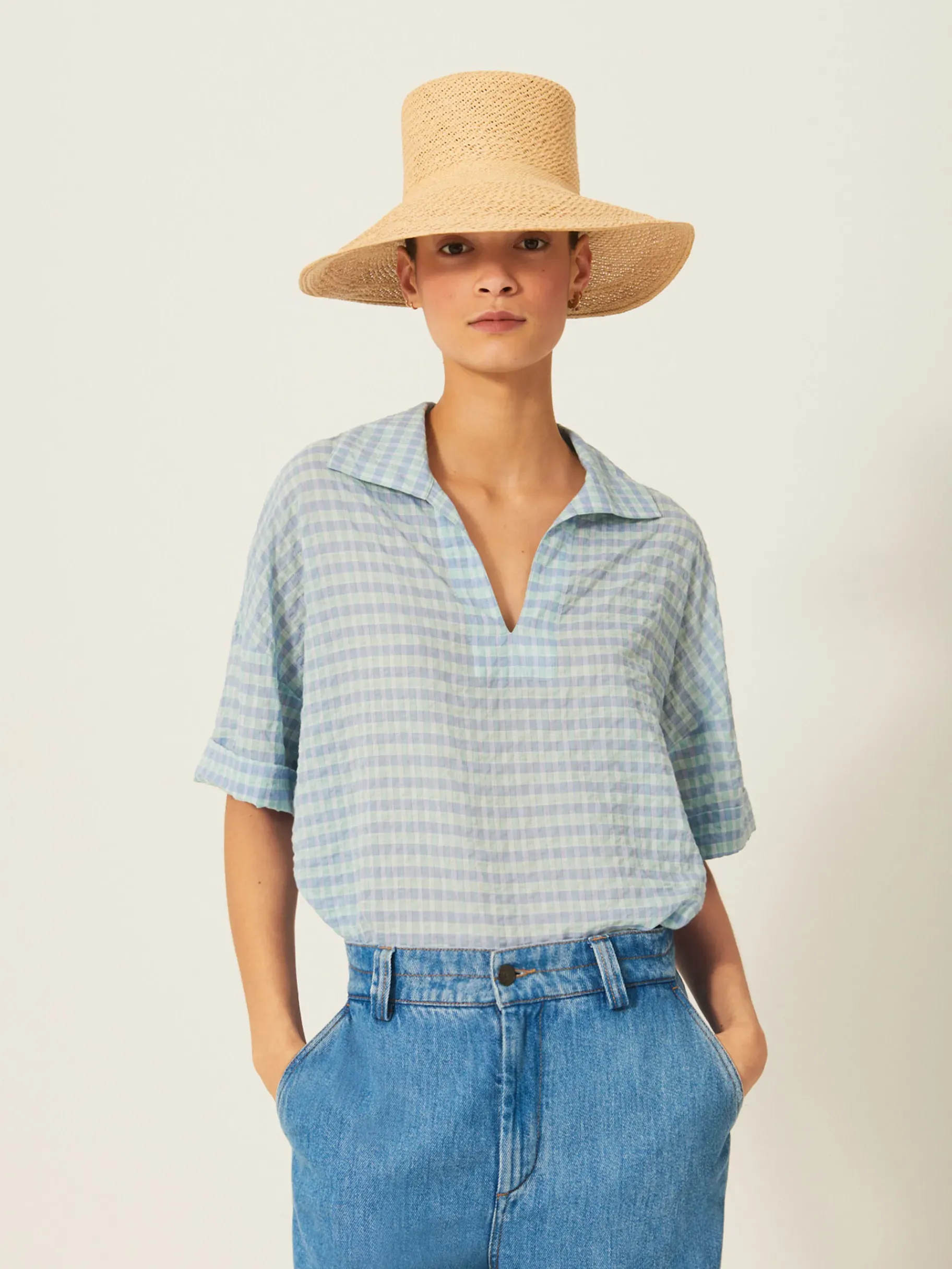 BENSIMON Tops & Chemises<Chemisier hippolyte AQUA