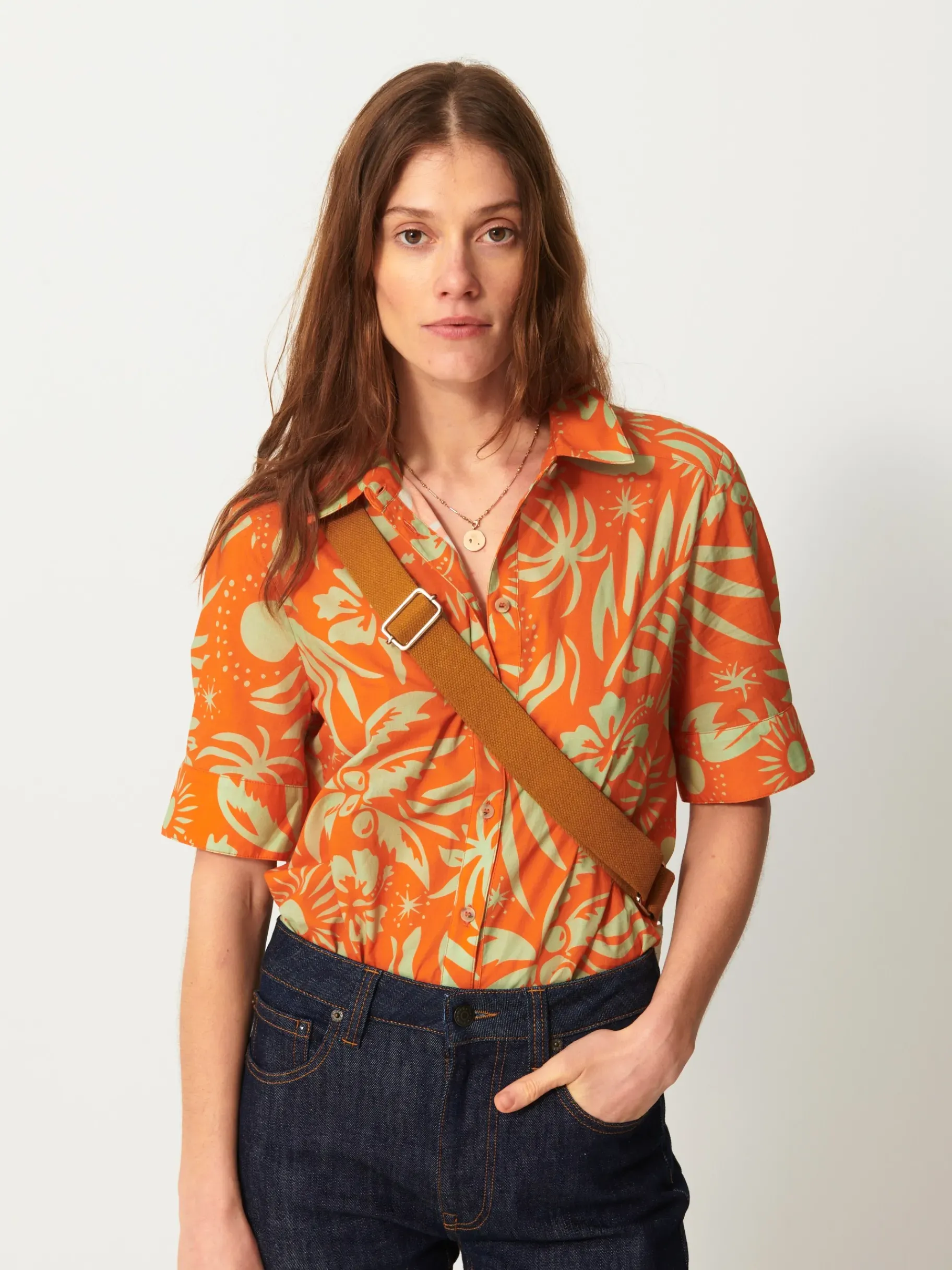 BENSIMON Tops & Chemises<Chemisier noemie ORANGE