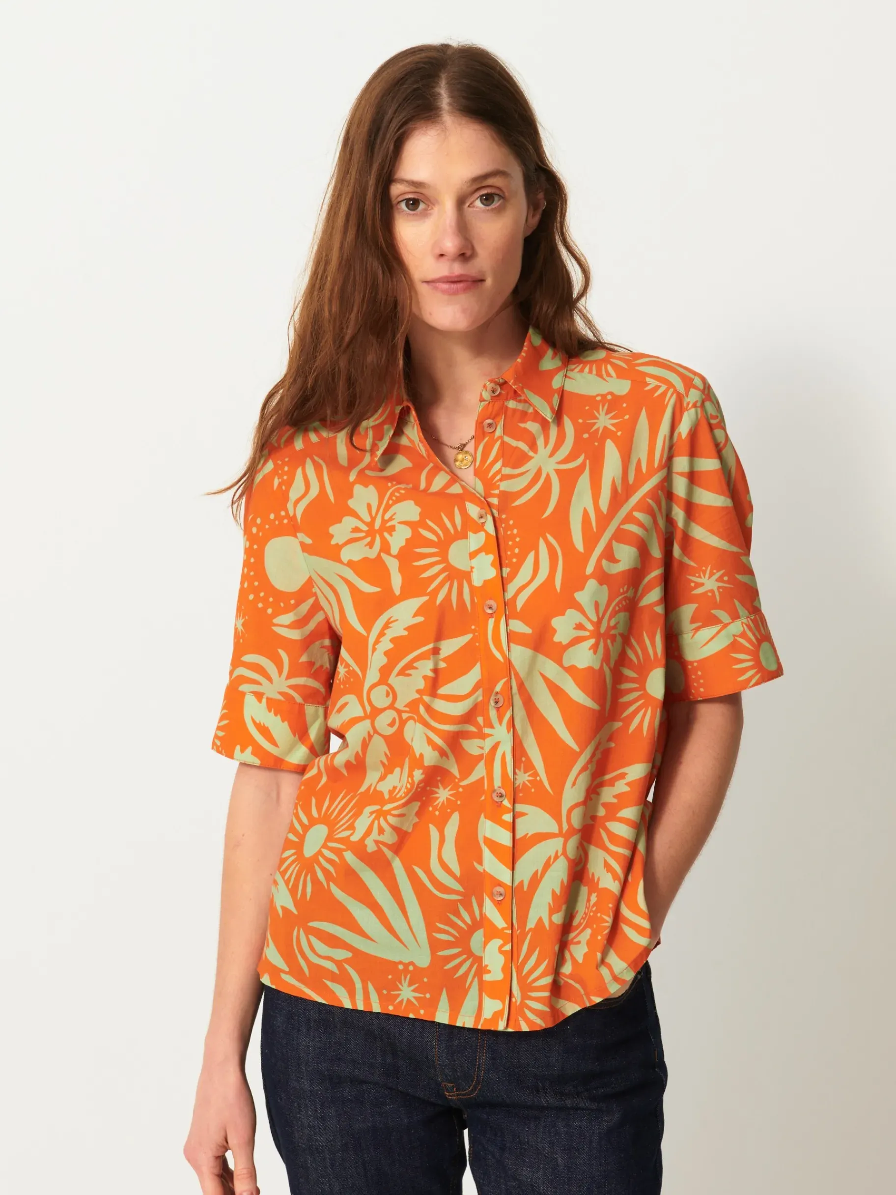BENSIMON Tops & Chemises<Chemisier noemie ORANGE