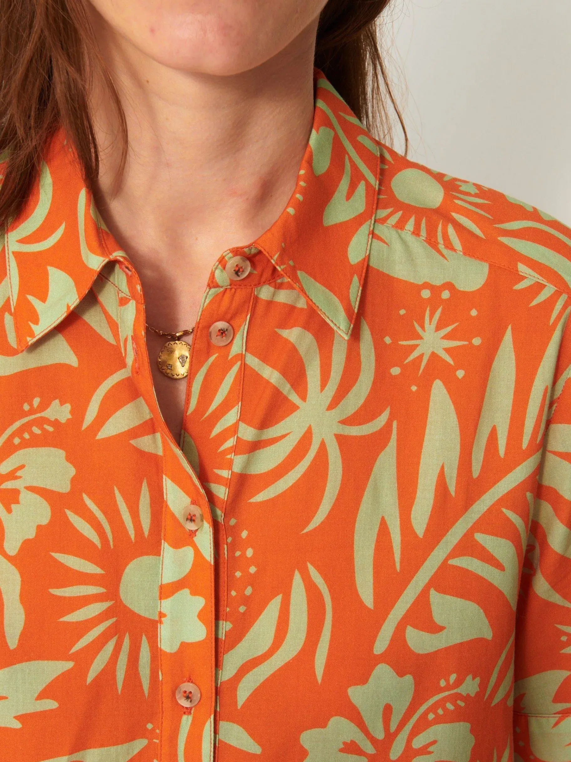 BENSIMON Tops & Chemises<Chemisier noemie ORANGE